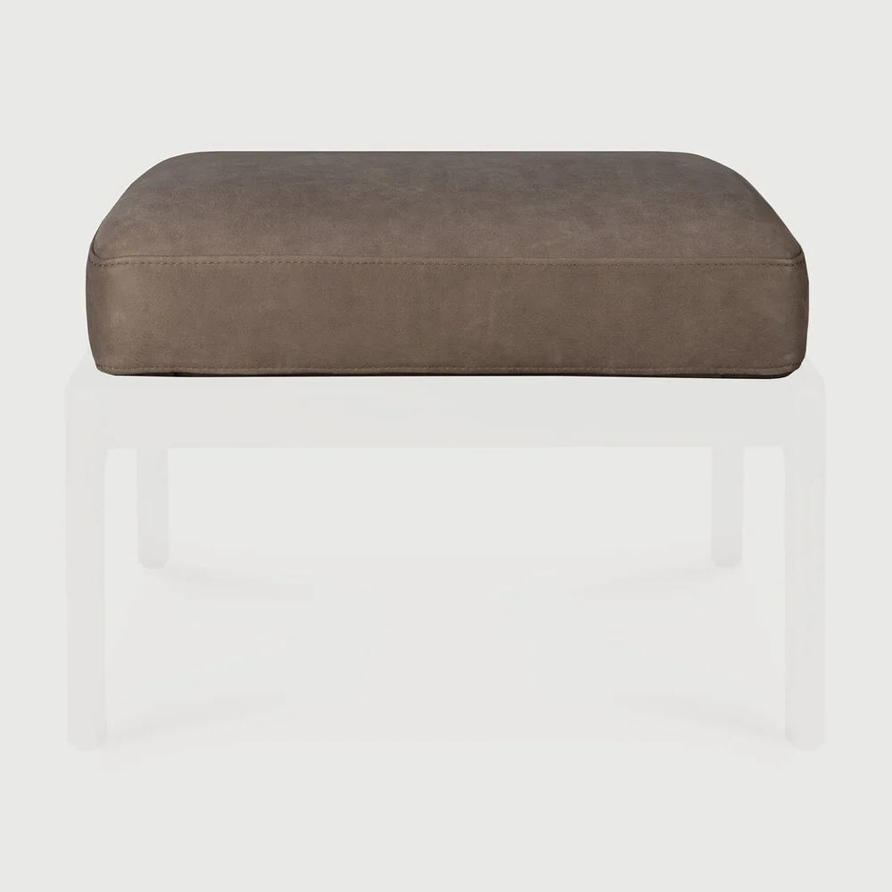 Artisan Jack Footstool Cushion Terra Nubuck Leather Certified
