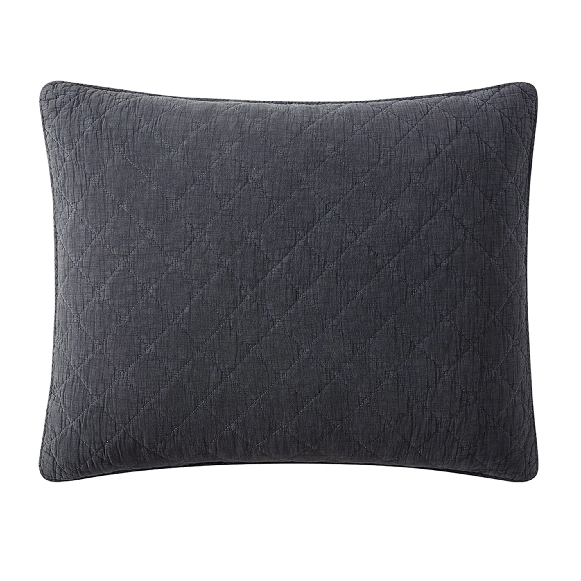 Detailed Stonewashed Cotton Gauze Pillow Sham Convenient
