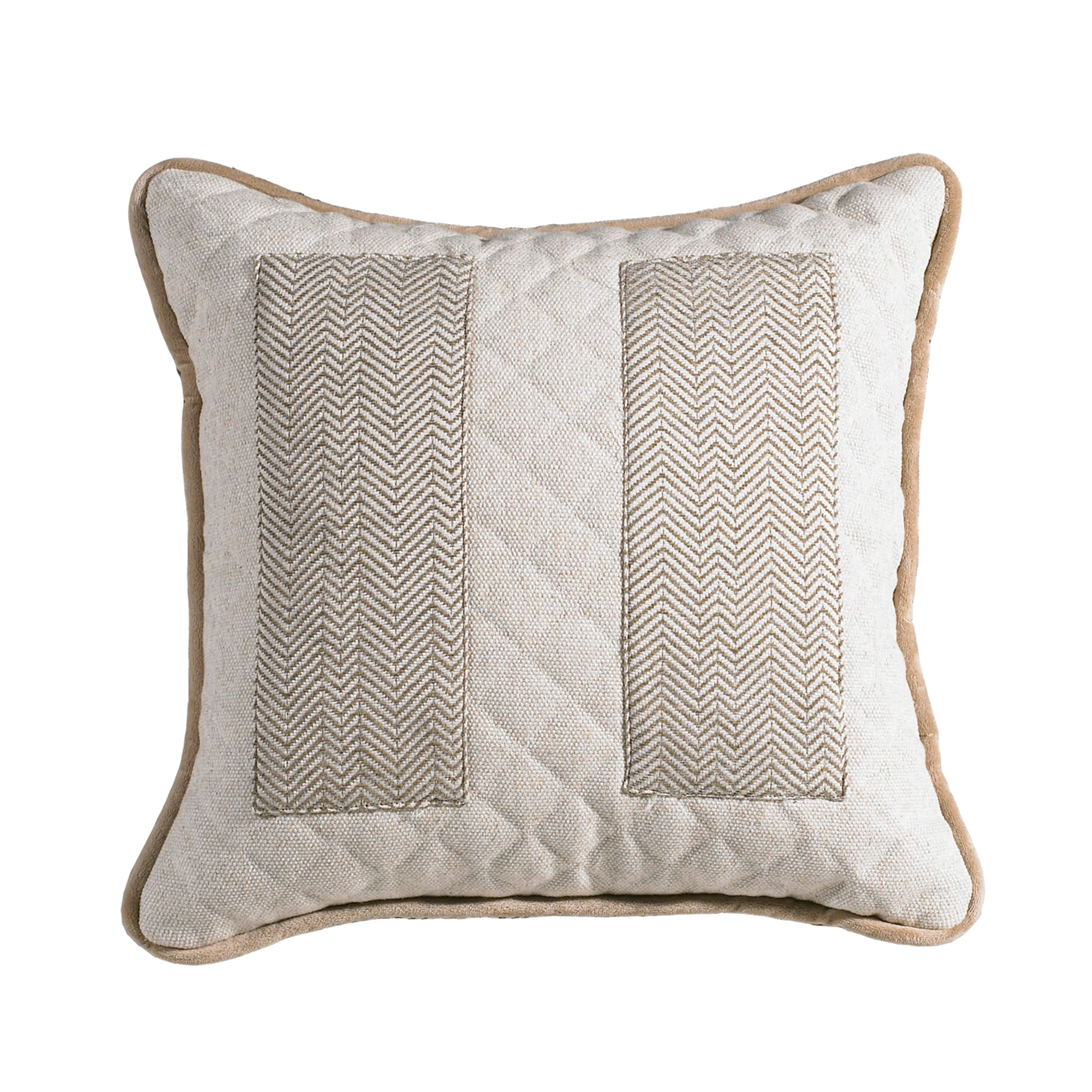 High-End Fairfield Herringbone Pocket Throw Pillow Flexible