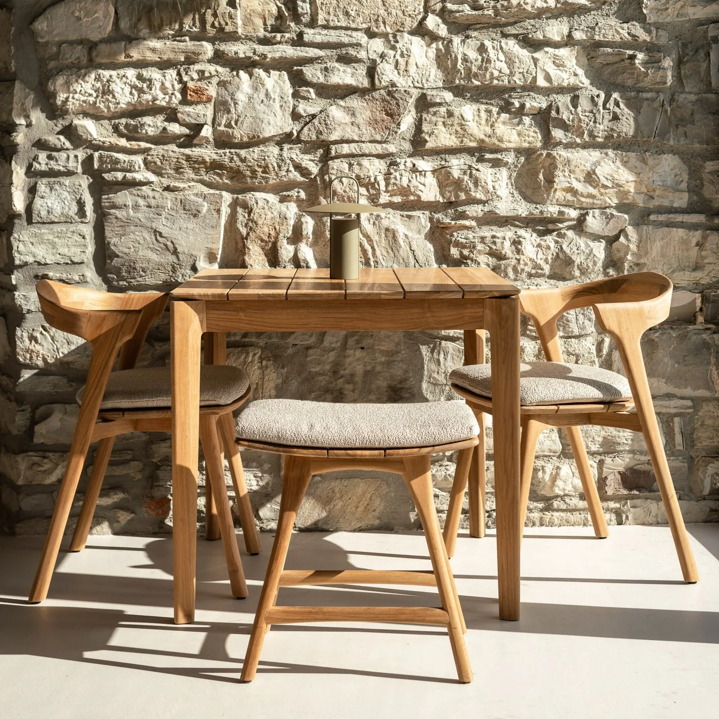Powerful Bok Outdoor Dining Table Teak Square Reliable