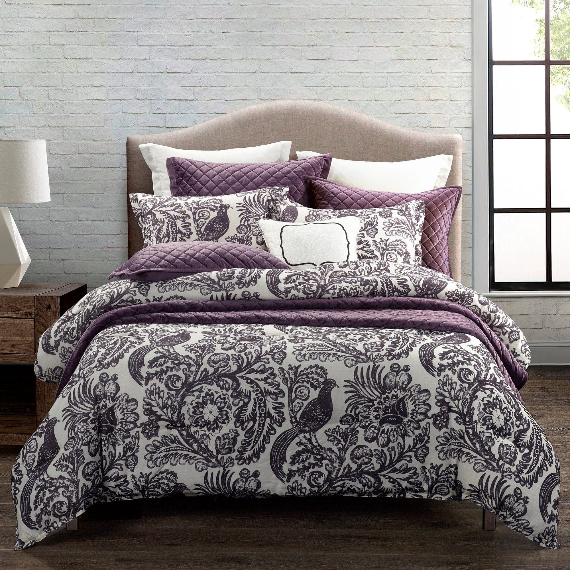 Powerful Augusta Toile Comforter Set 3 Pc Solid