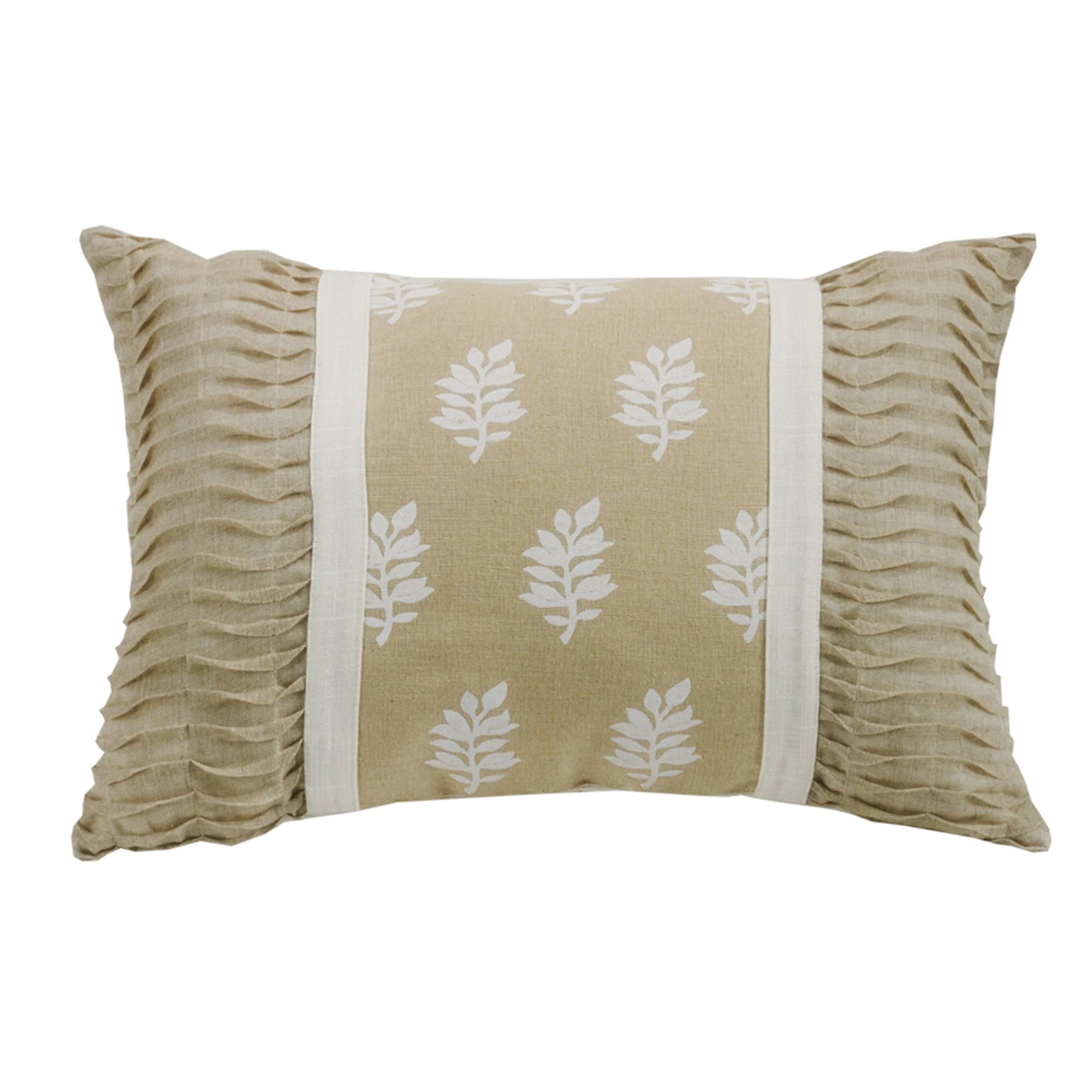 Prestigious Oblong Rouching Ends Pillow Practical