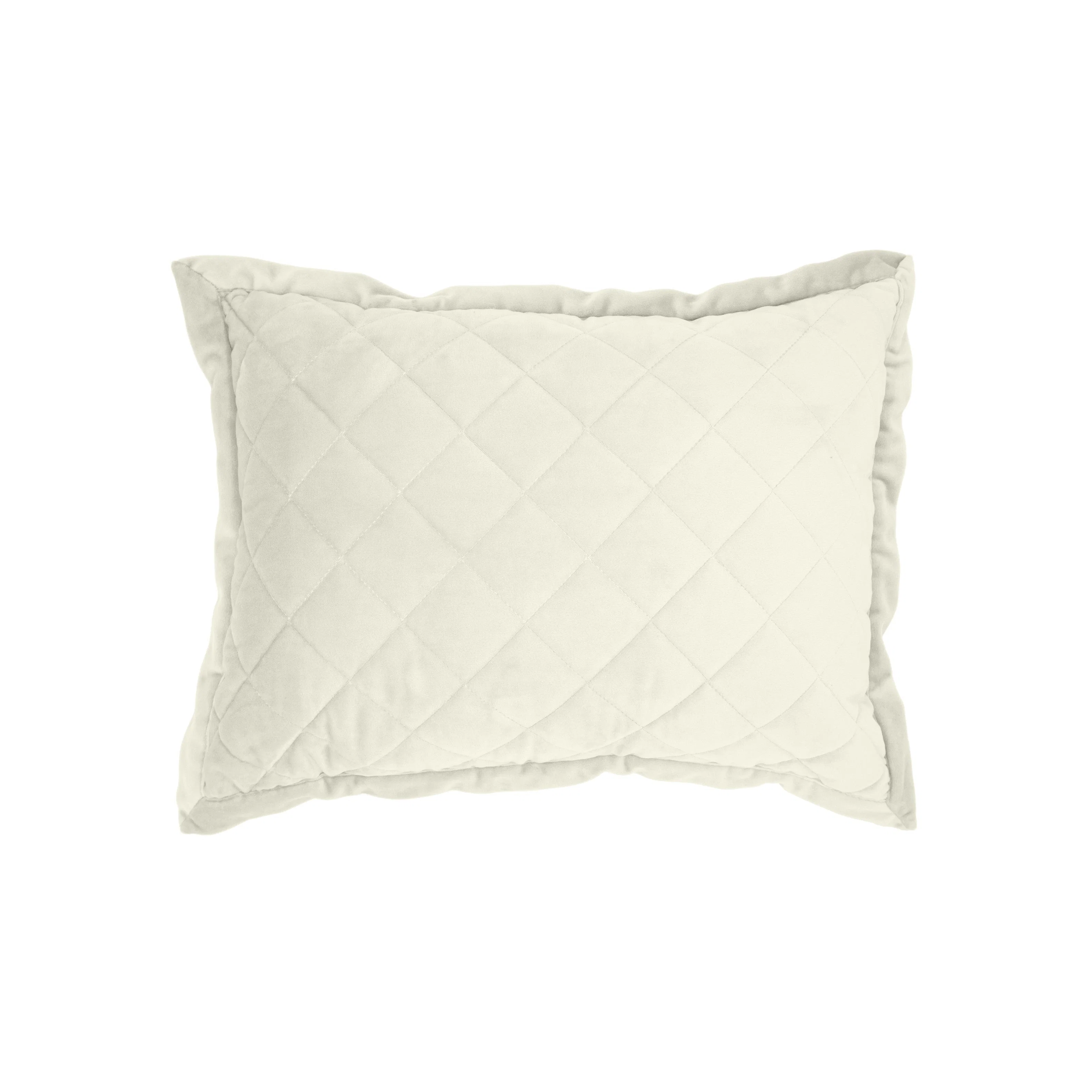 Stylish Velvet Diamond Quilted Boudoir Pillow Long-Lasting