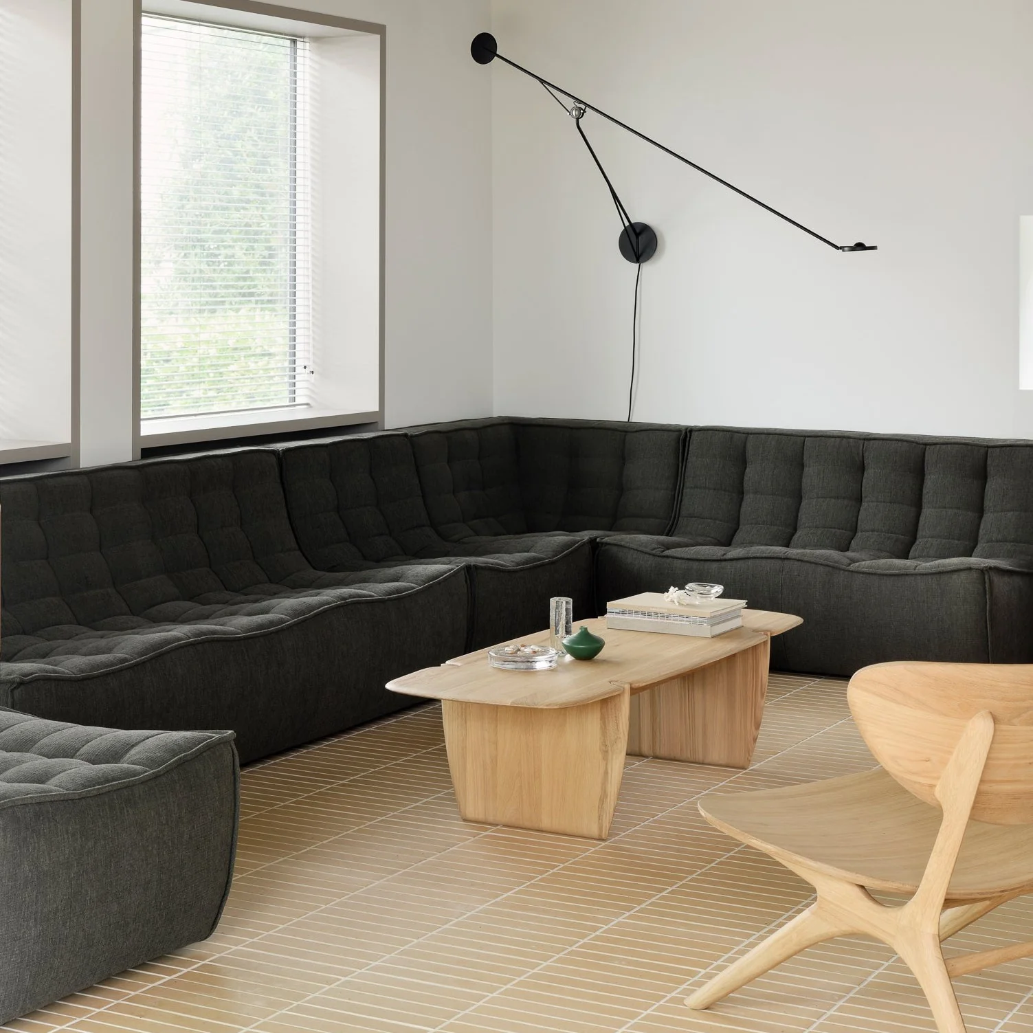 Specialty N701 Corner Sofa Moss Artisan