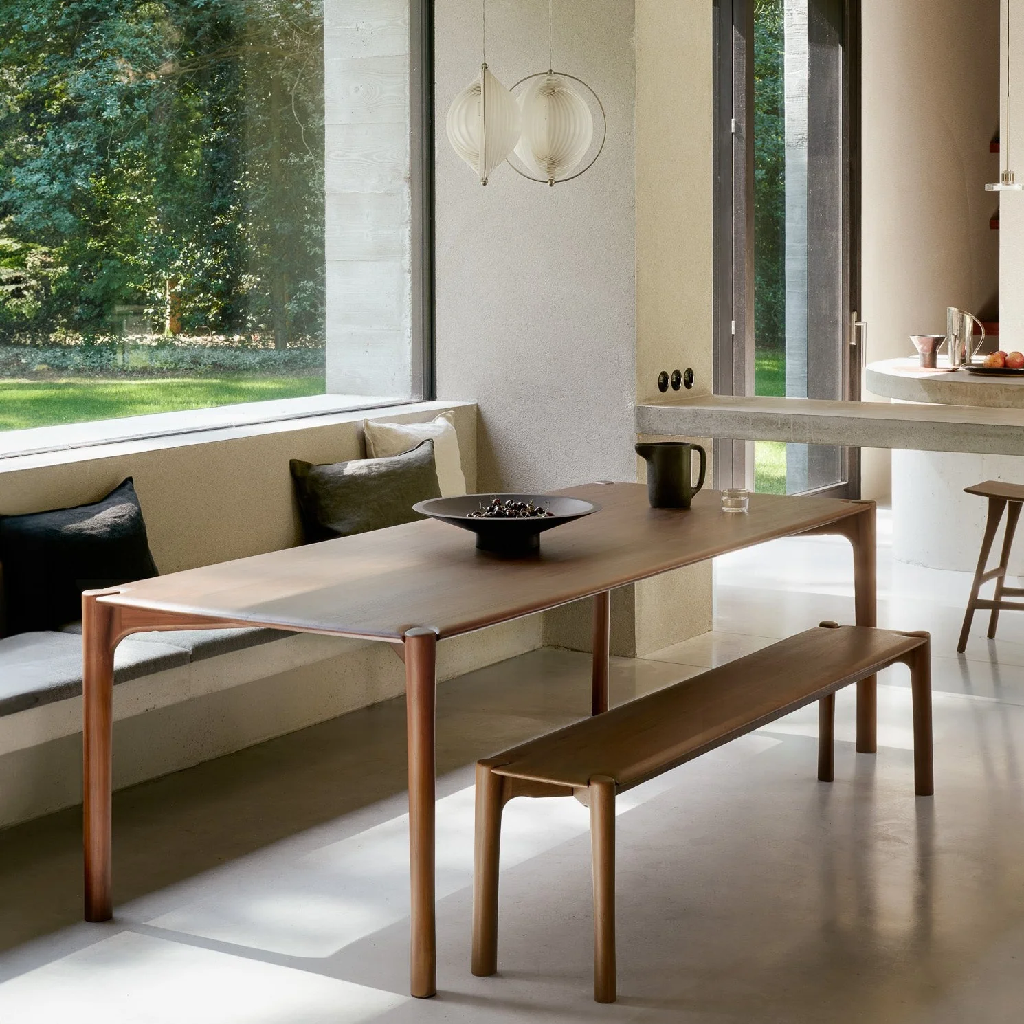 Exclusive PI Solid Teak Bench 73 quot Environmentally Friendly
