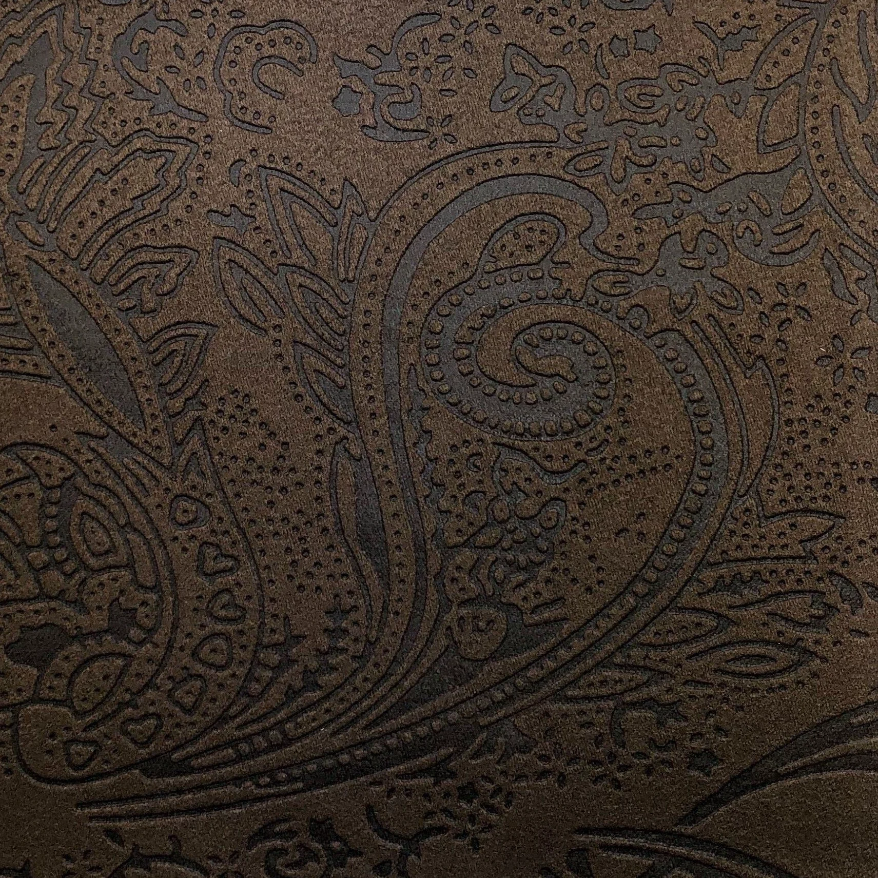Expertly Made Rio Grande Chocolate Faux Leather Swatch Fine