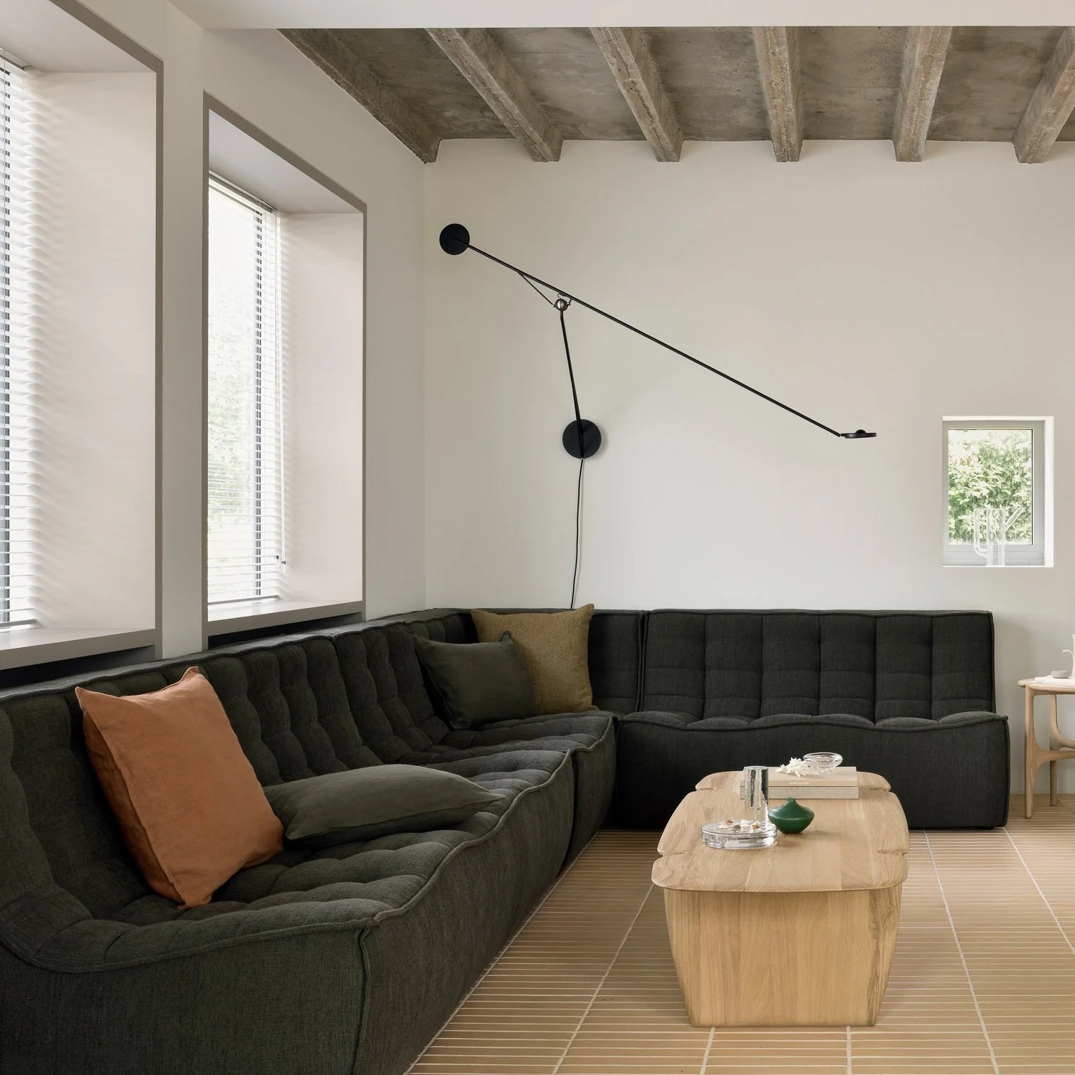 Responsible N701 3 Seater Eco Fabric Sofa Moss High-Grade