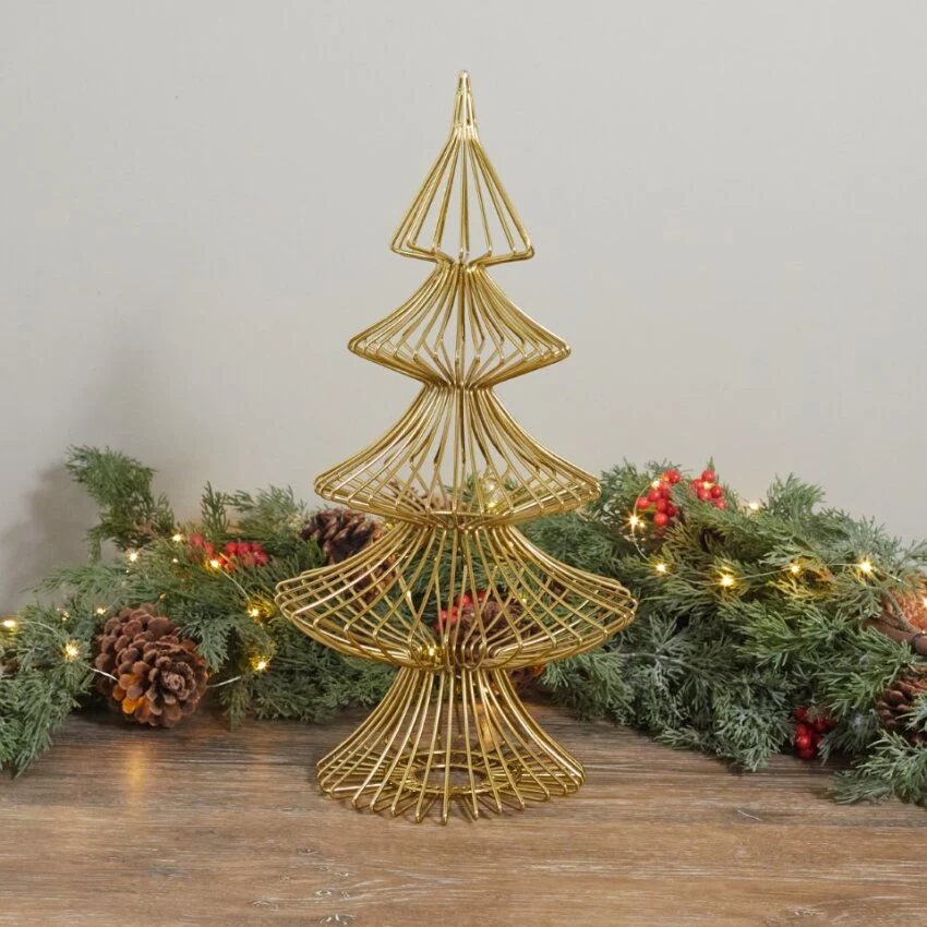 Long-Lasting Gold Wire Tree Large High-Grade