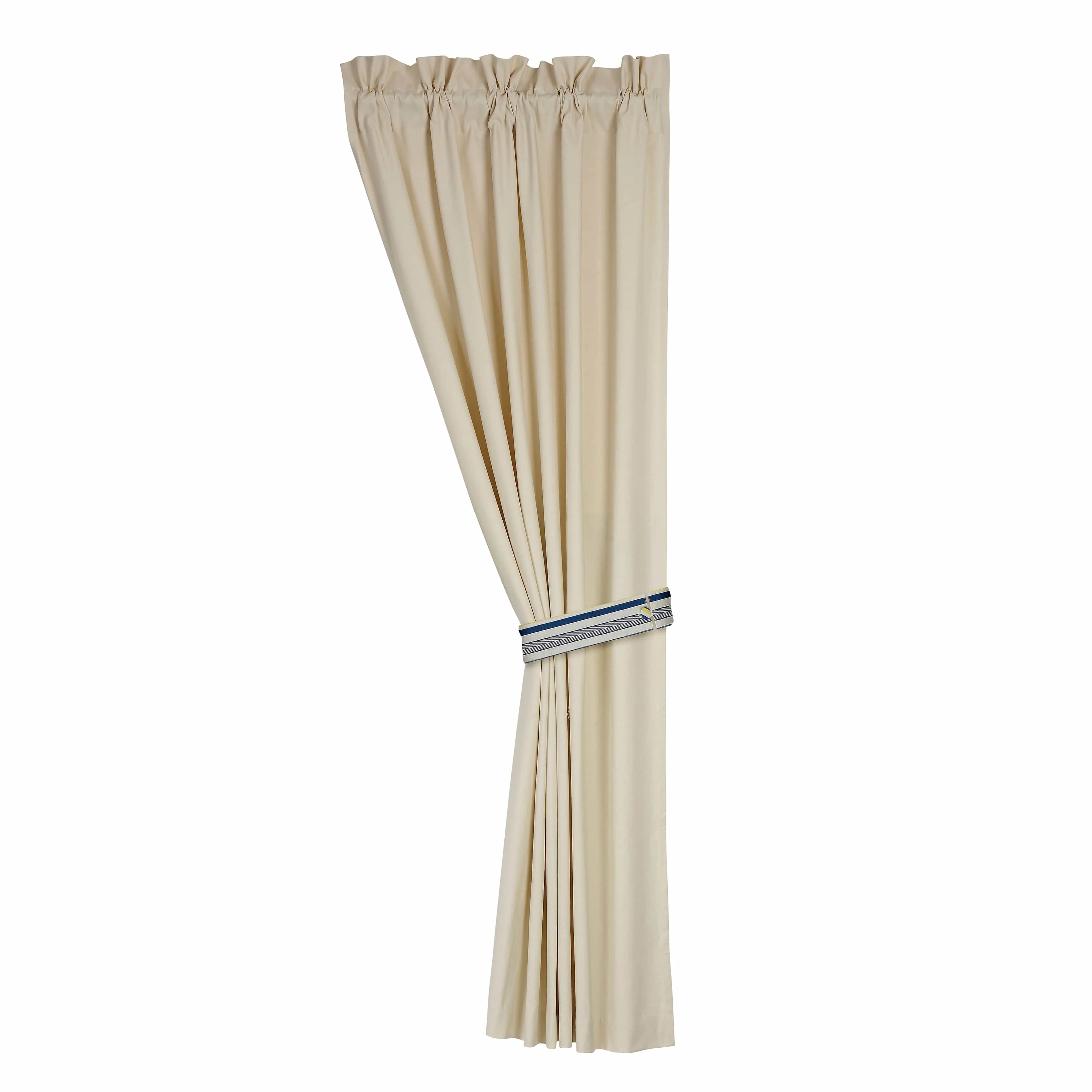 Relaxed Beaufort Natural Canvas Curtain Set 2 Pc World-Class