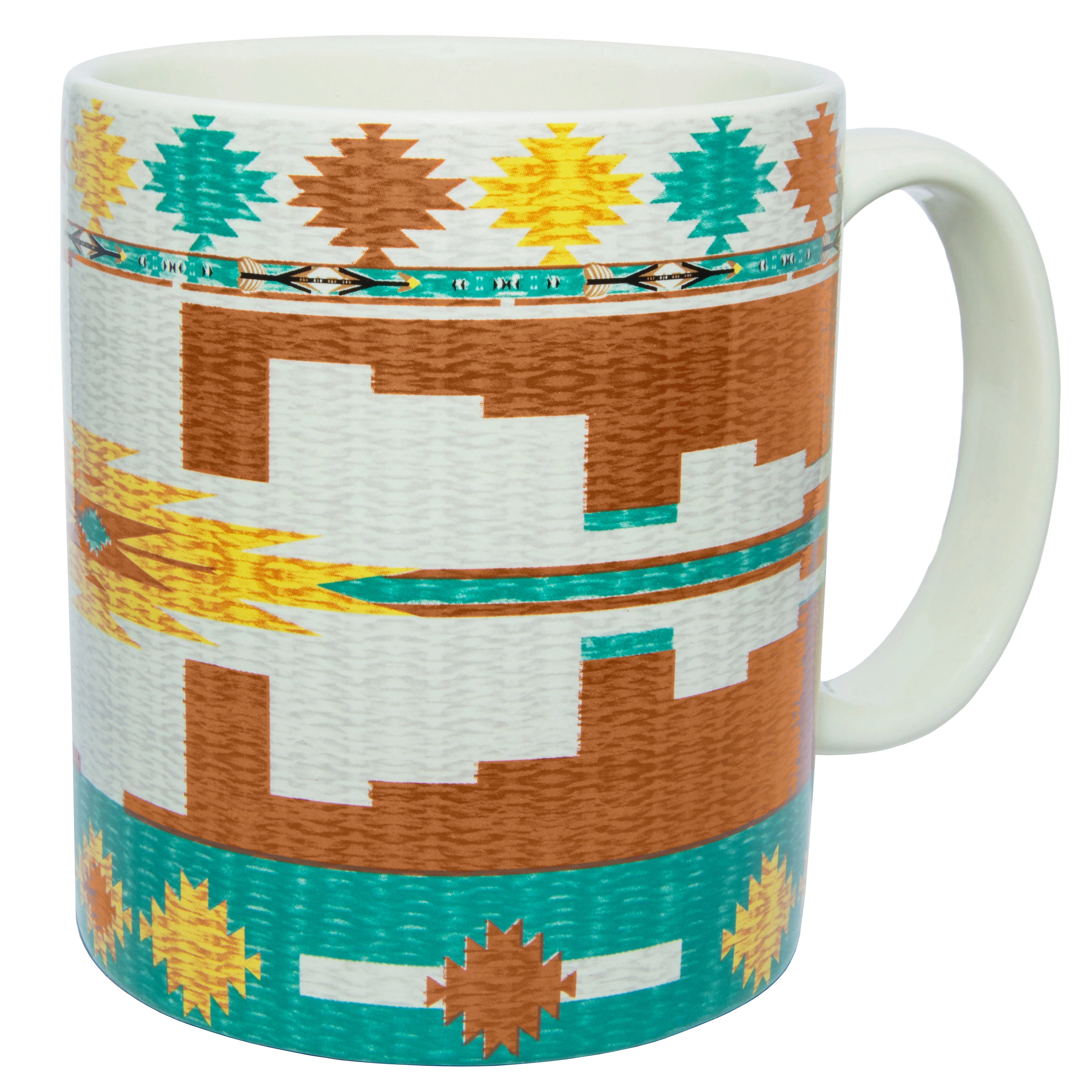 Top-Quality Pueblo Aztec Mug Set 4 Pc Casual