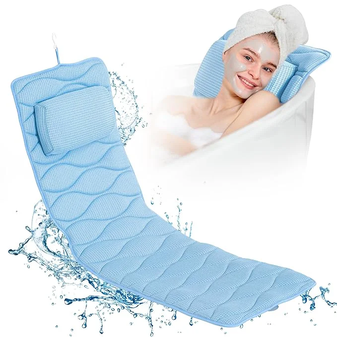 Refined OMYSTYLE Full Body Bath Pillow Bath Pillows Reusable