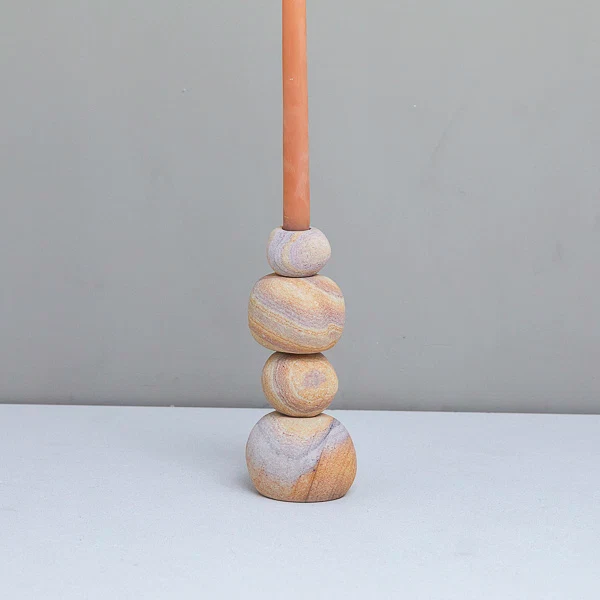 Practical Rainbow Sandstone Taper Holder Classic