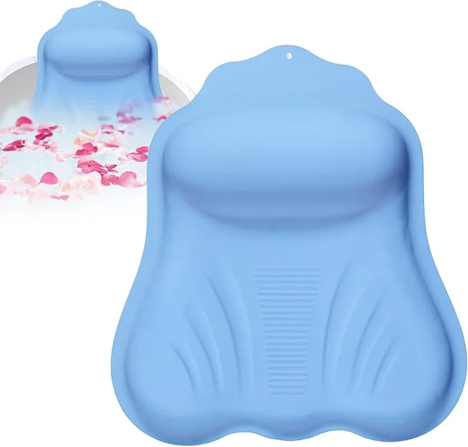 Sophisticated Luxury Silicone Bath Pillow for Tub New Cloud-Soft 4D Air-Cushion Bathtub Prestigious