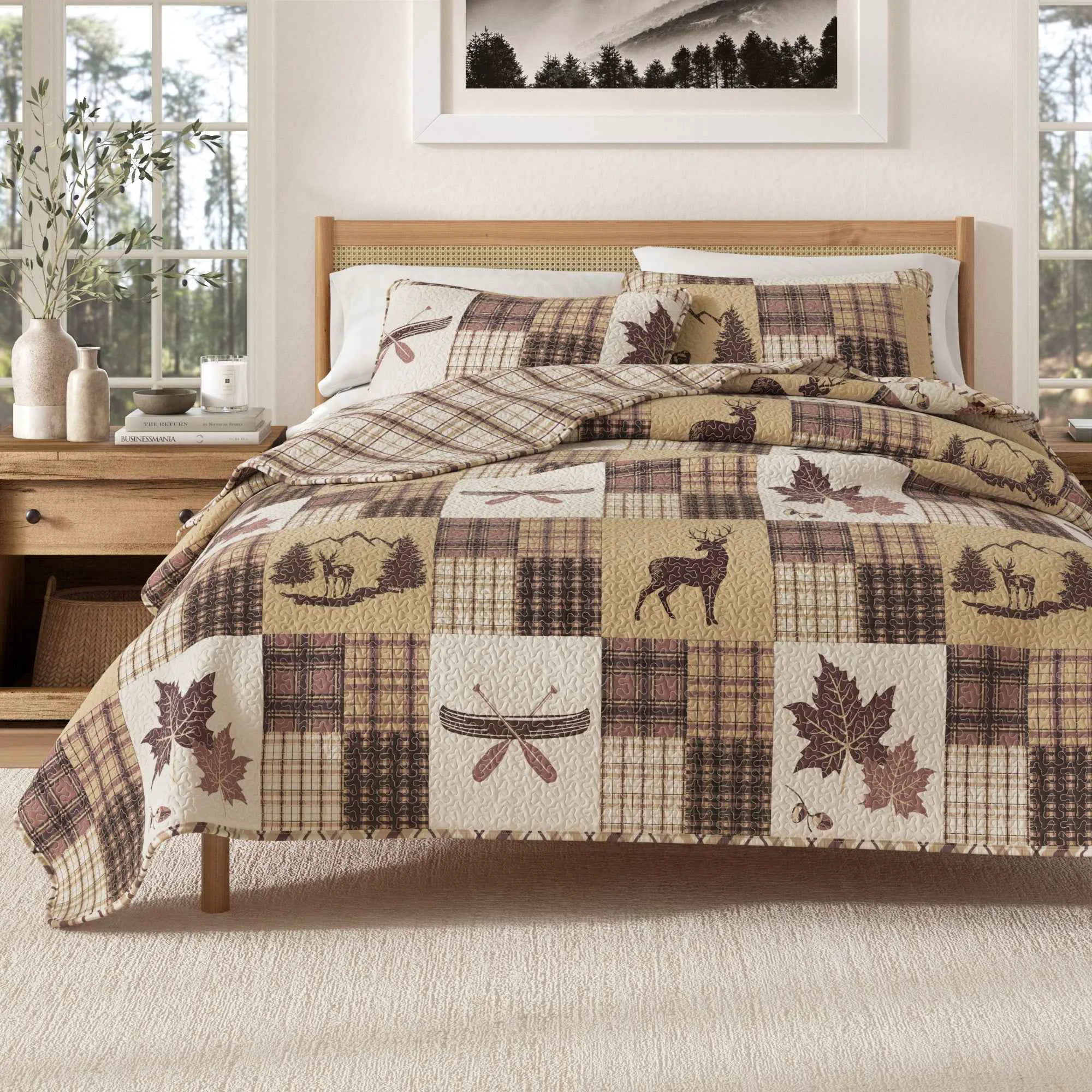 Fast Redwood Lodge 3 Piece Quilt Set Trendy