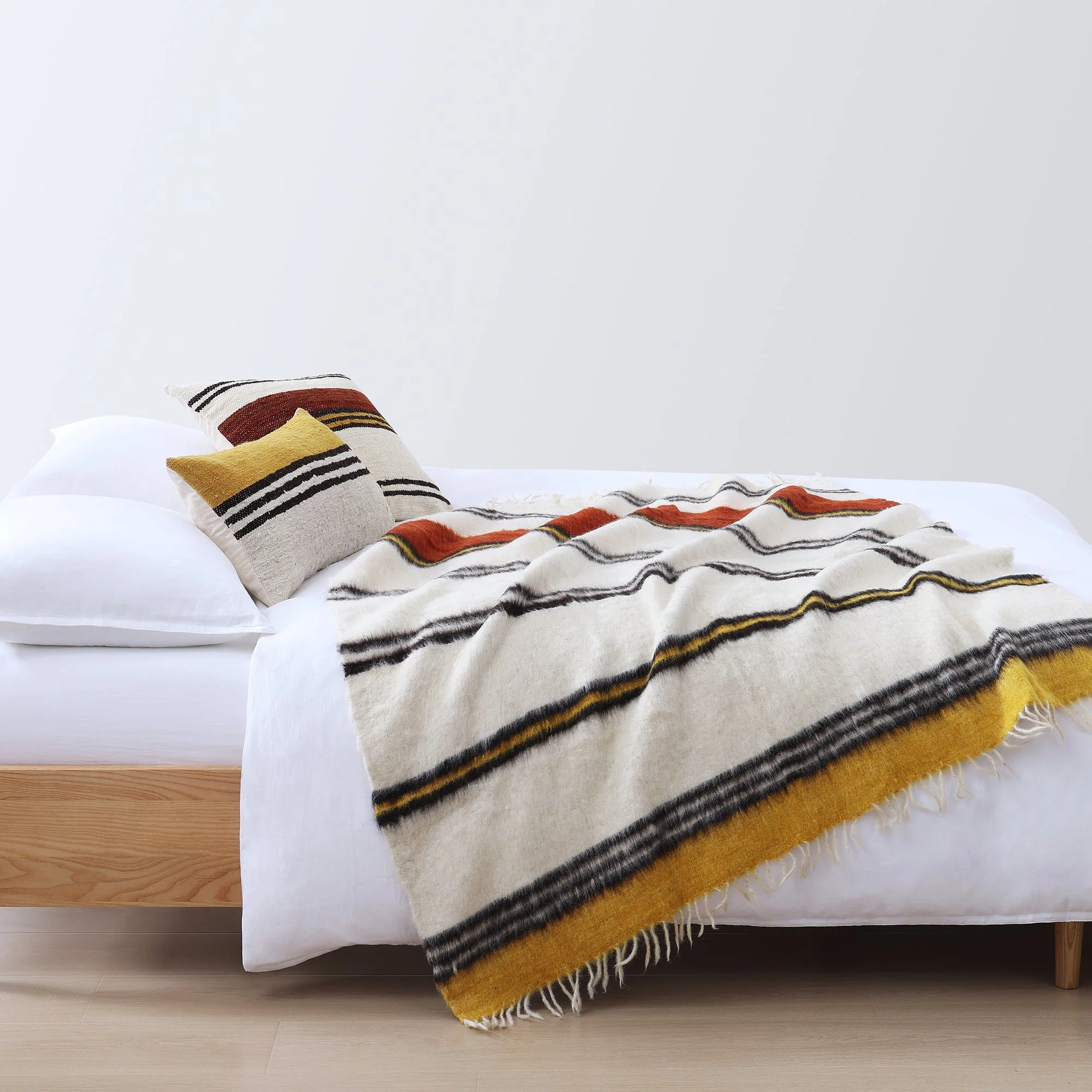Fashionable Solola Handwoven Oblong Pillow Prestigious