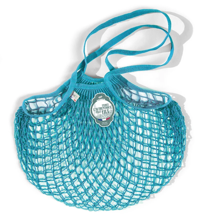 Effective Filt Turquoise Cotton Shopper Medium – 220 BLEU.JOYAU Smart