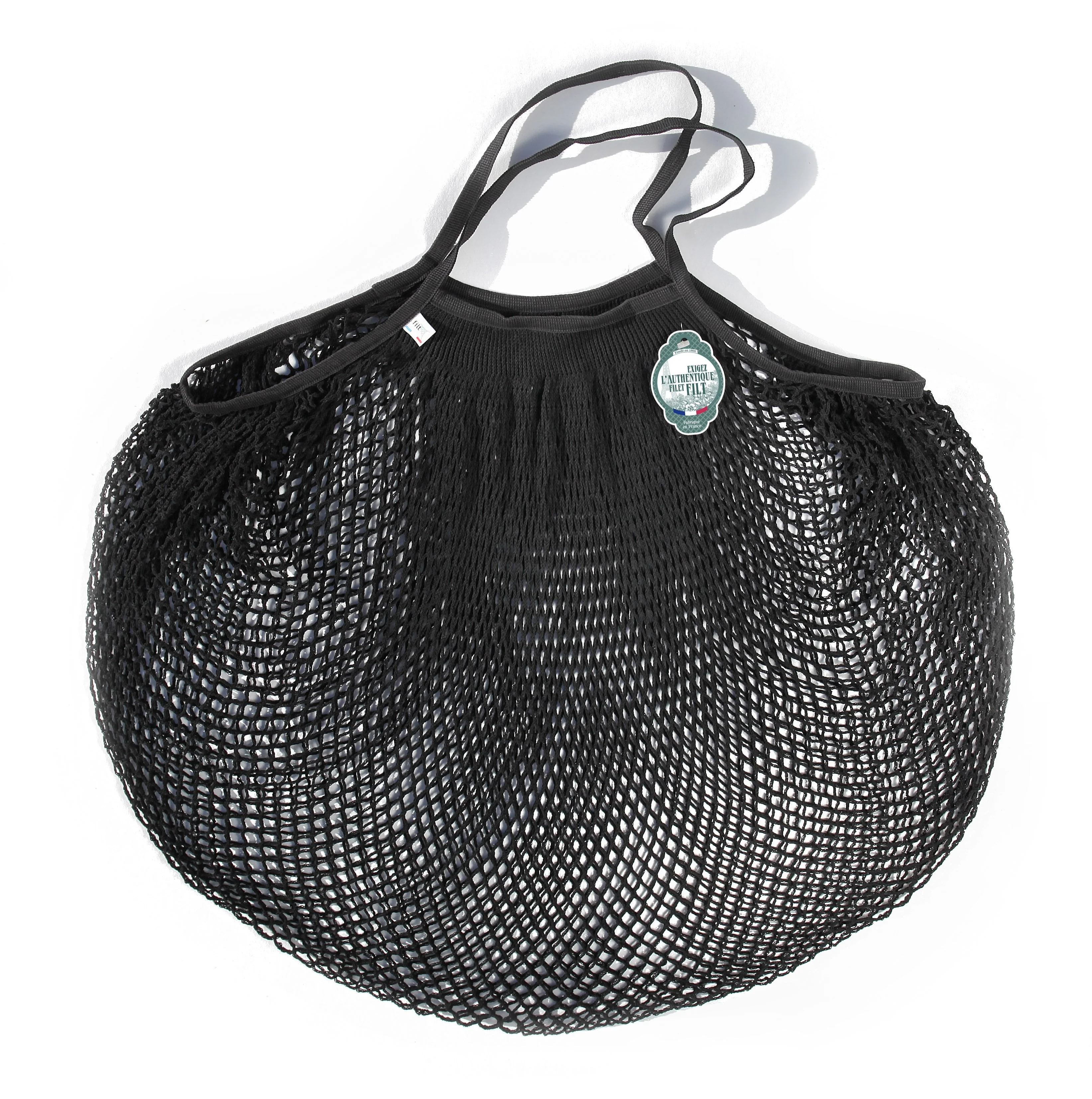 Fine Filt Black Cotton Shopper Large-230NOIR Comfortable
