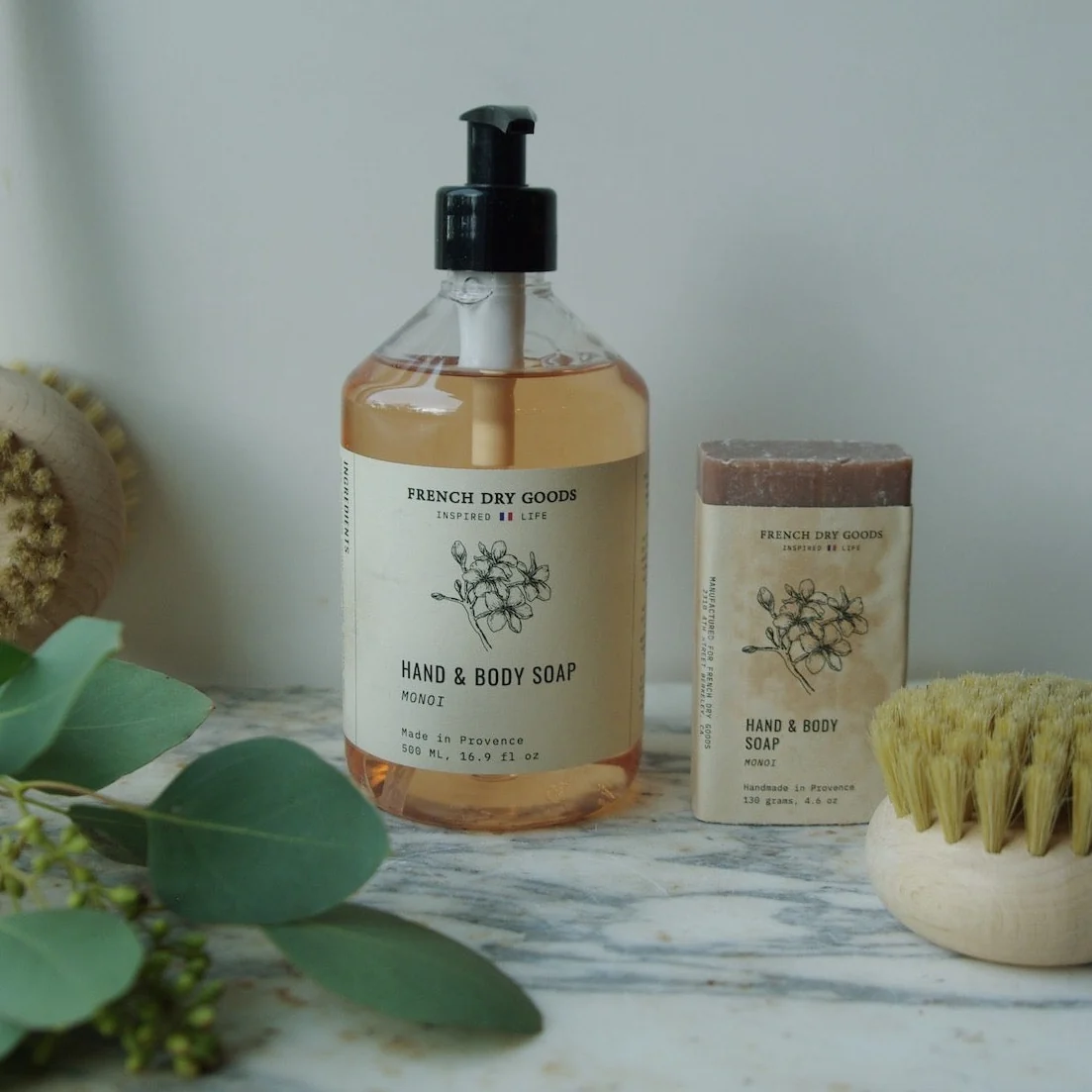 Premium Material FDG Liquid Hand amp Body Soap–Monoi 500 ML Easy-to-Use