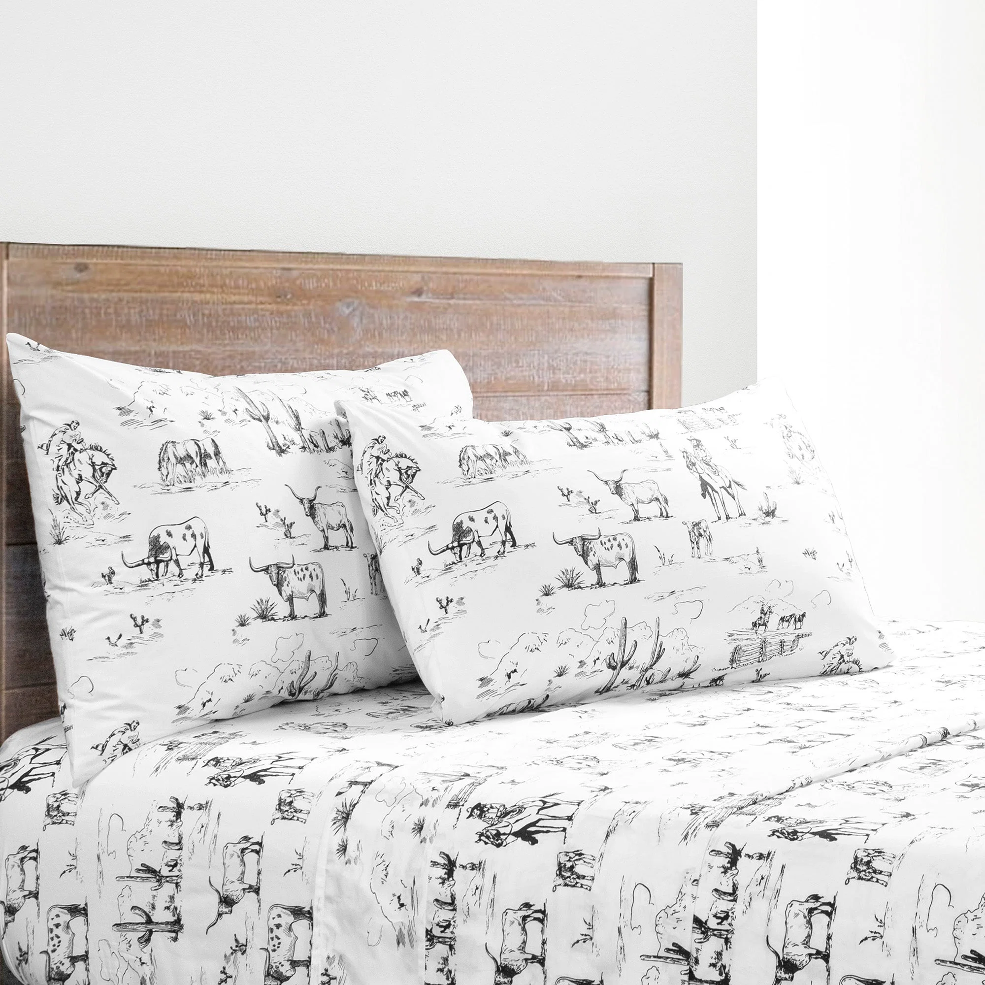 Premium Material 200TC Cotton Ranch Life Sheet Set 3 Pc Prestigious