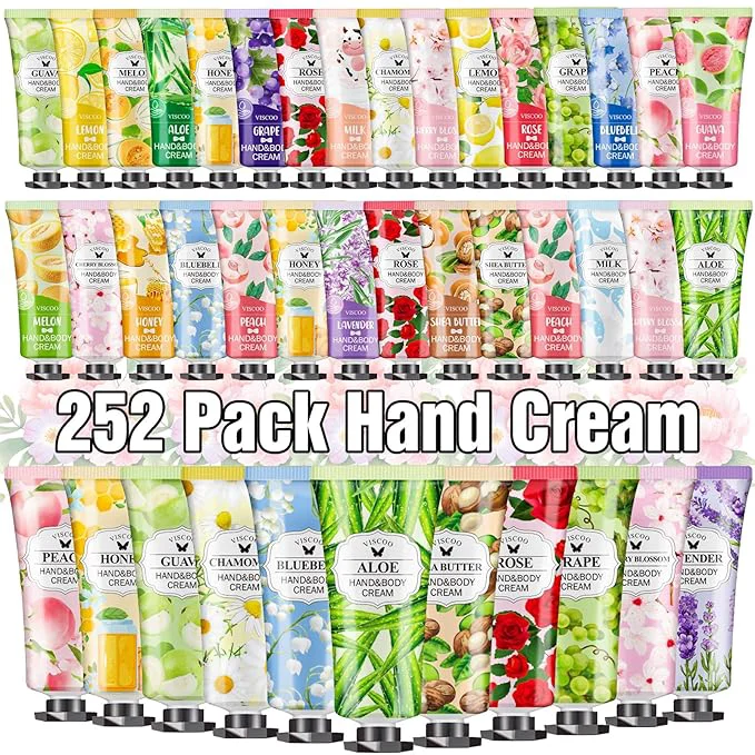 Elegant VISCOO 252 Pack Hand Cream Gifts Set Authentic