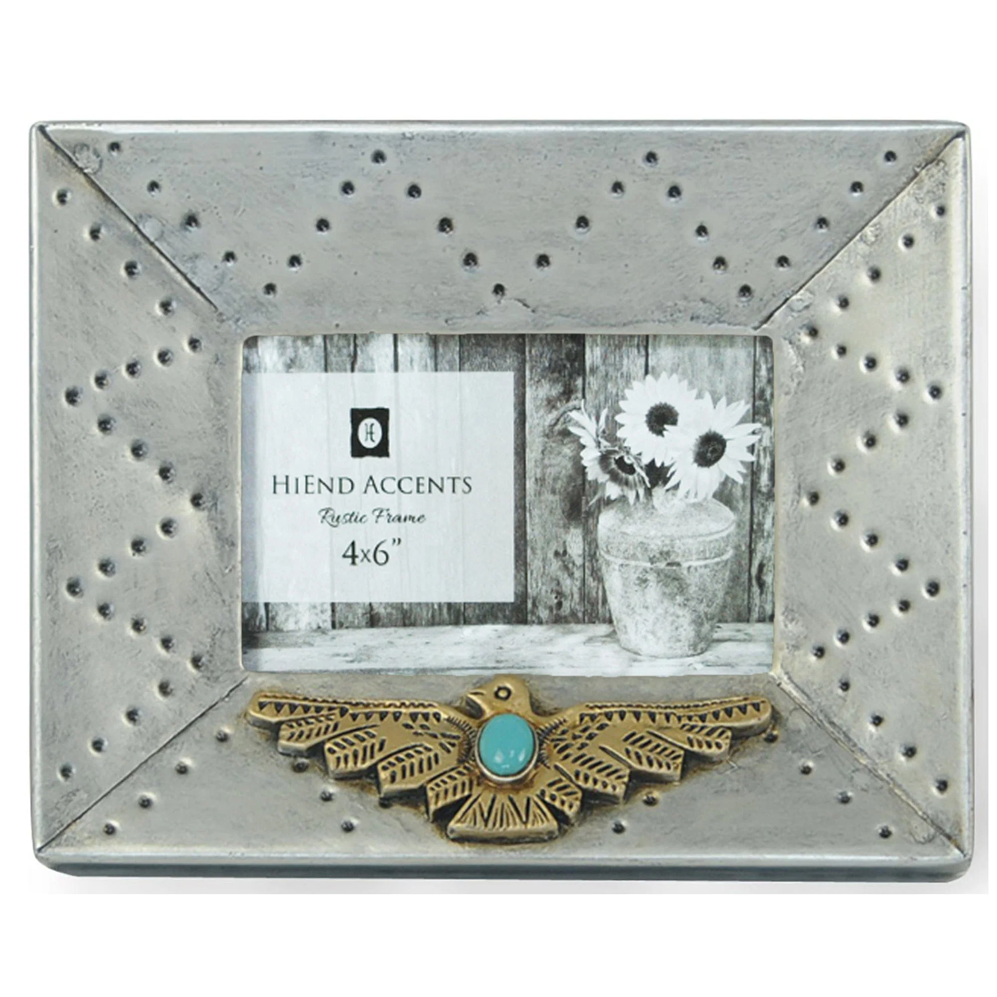 Optimized Silver Picture Frame with Thunderbird Organic