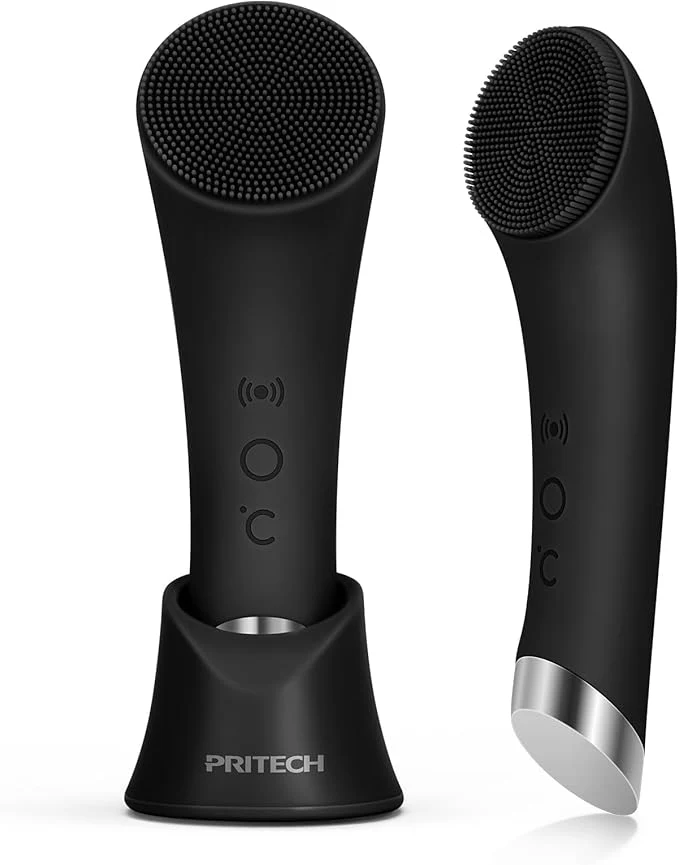 Smart PRITECH Facial Cleansing Brush Rechargeable Silicone Face Scrubber Original Design