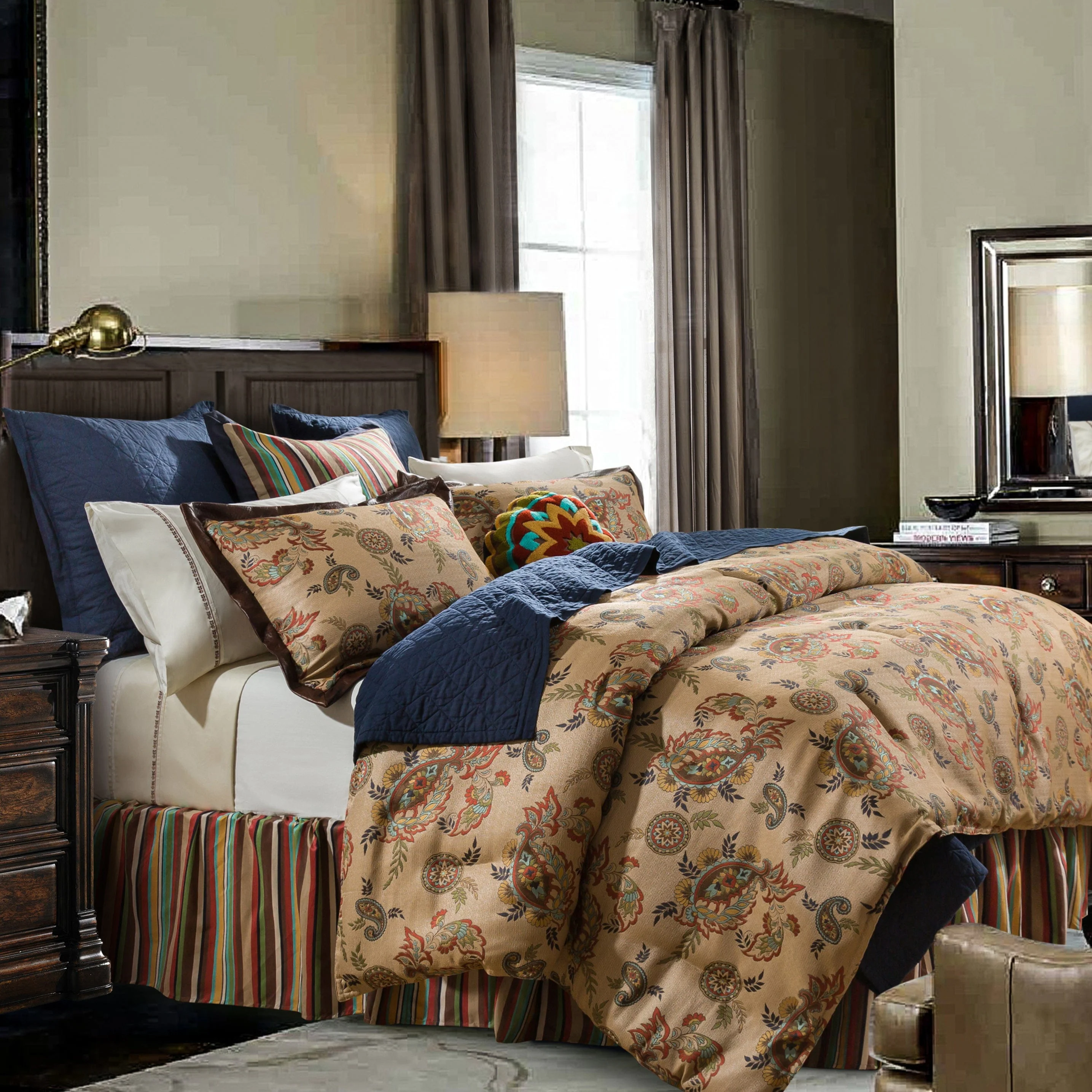 Exclusive Tammy Paisley Comforter Set 3 Pc Premium Material