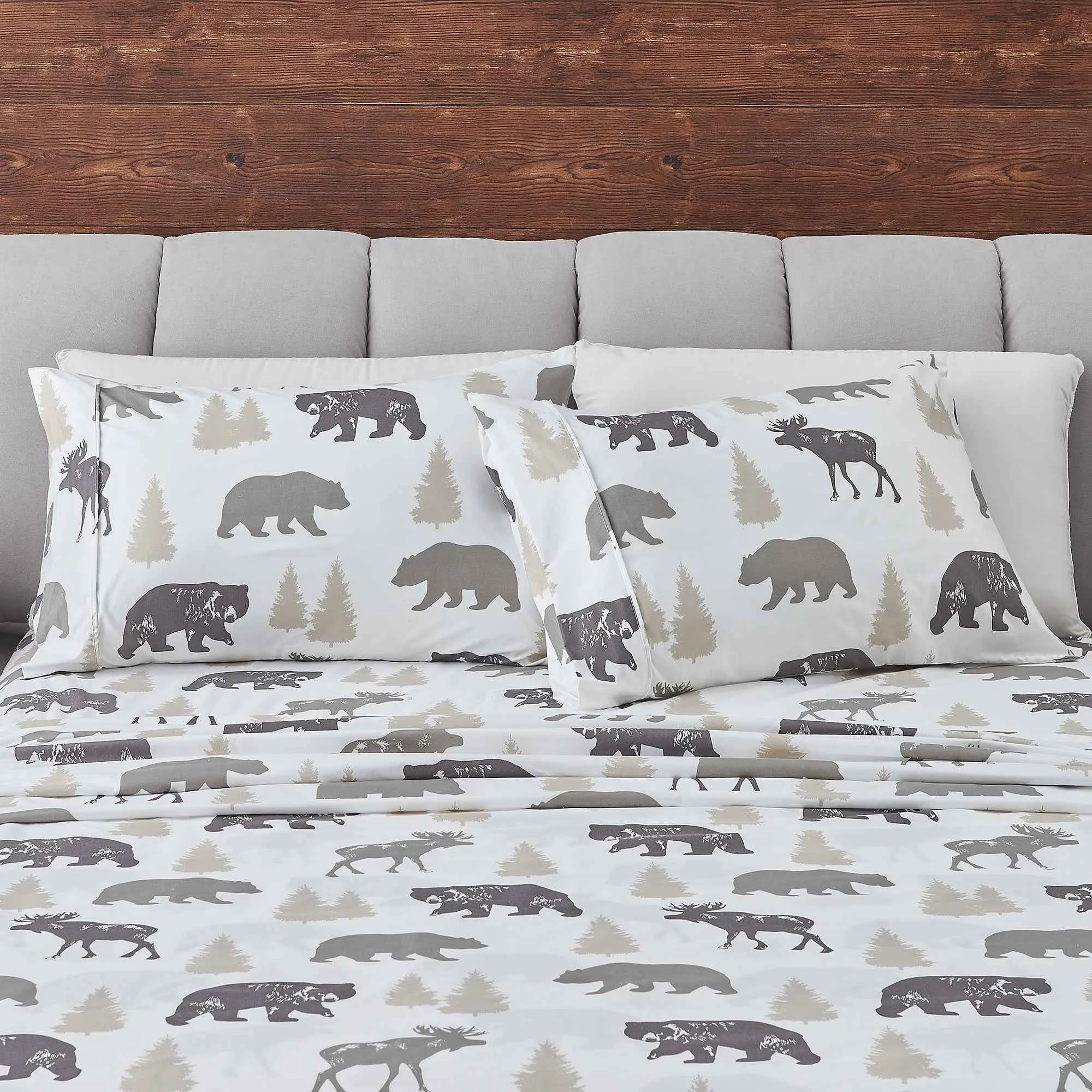 Reliable 4-Piece Lodge Microfiber Sheet – Mountain Ridge Collection Efficient