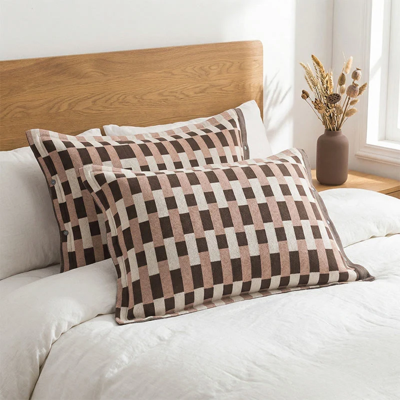 Original Ownkoti Mixed Stripe Pure Cotton Pillowcases 2PCS Smart