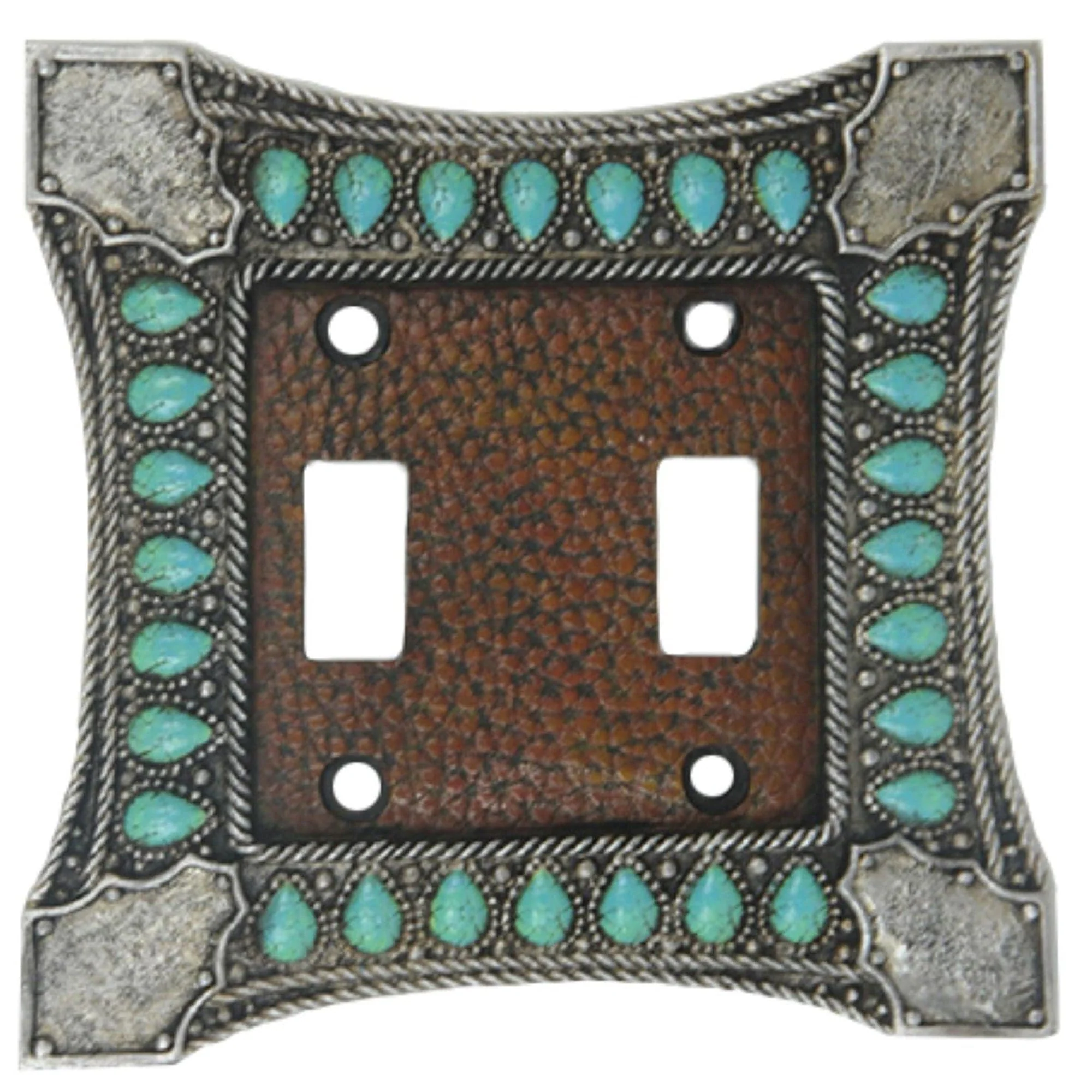 Innovative Turquoise Double Wall Switch Plate Safe