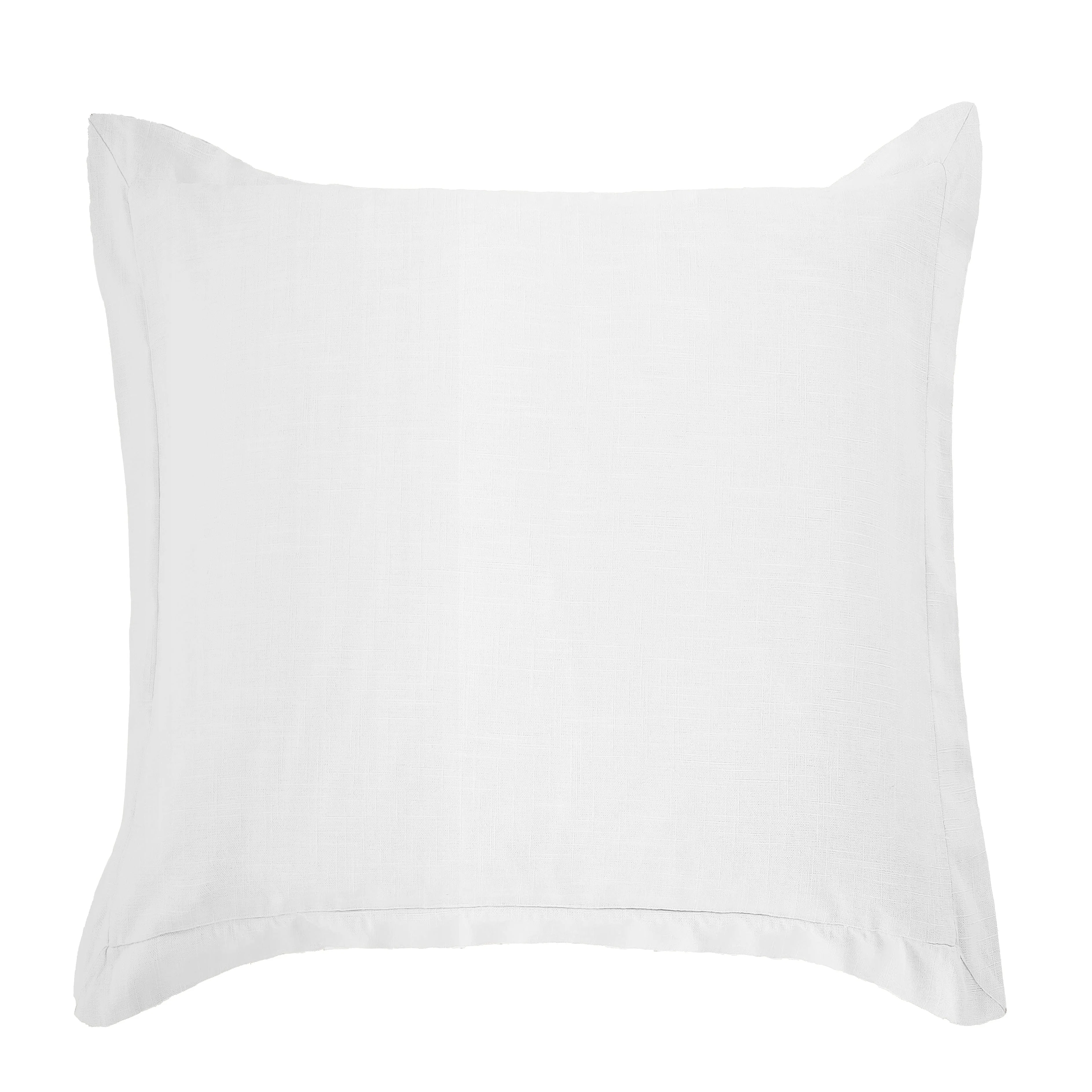 Official Luna Washed Linen Tailored Euro Sham Soft