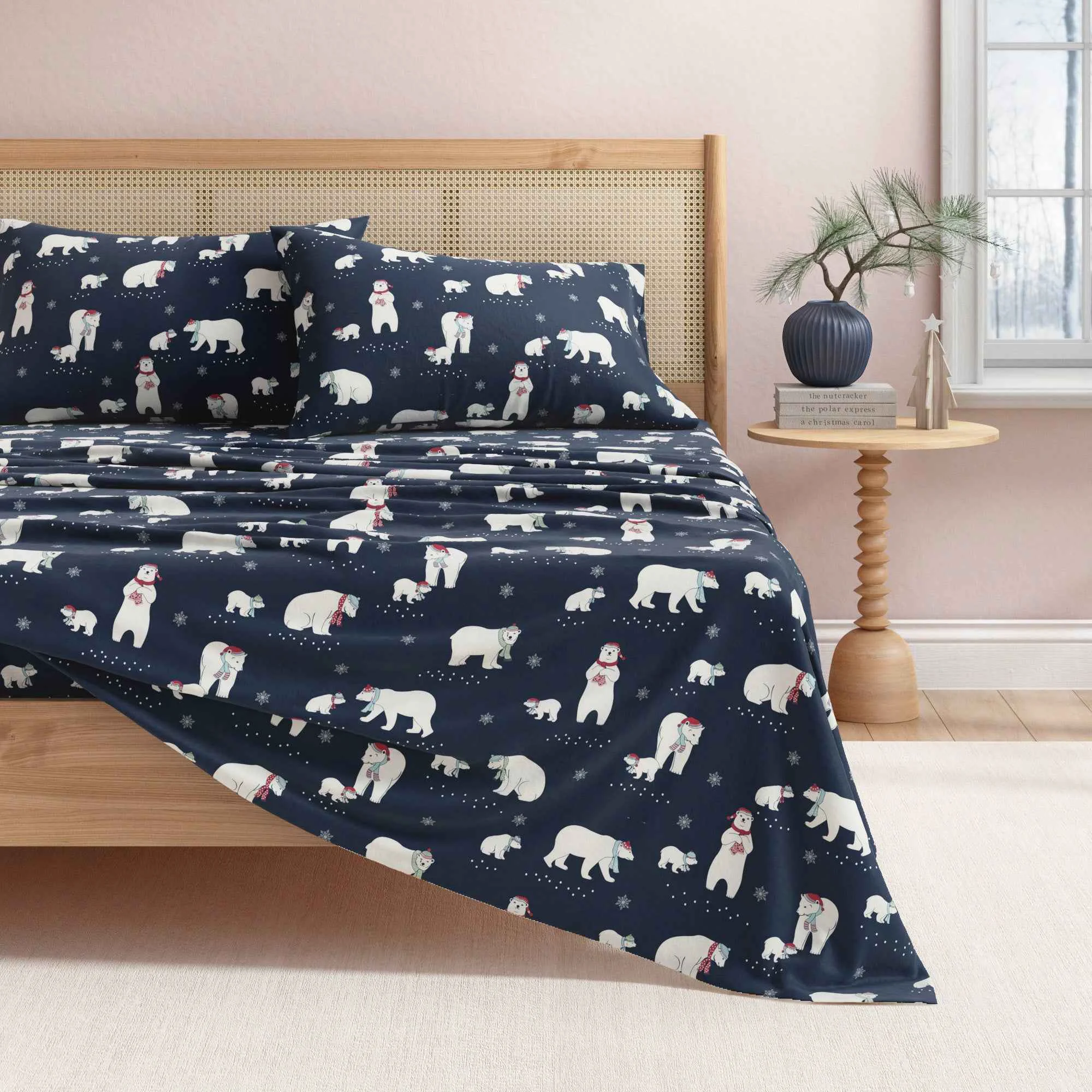 Refined 4-Piece Turkish Cotton Flannel Sheet – Whittaker Collection Breathable