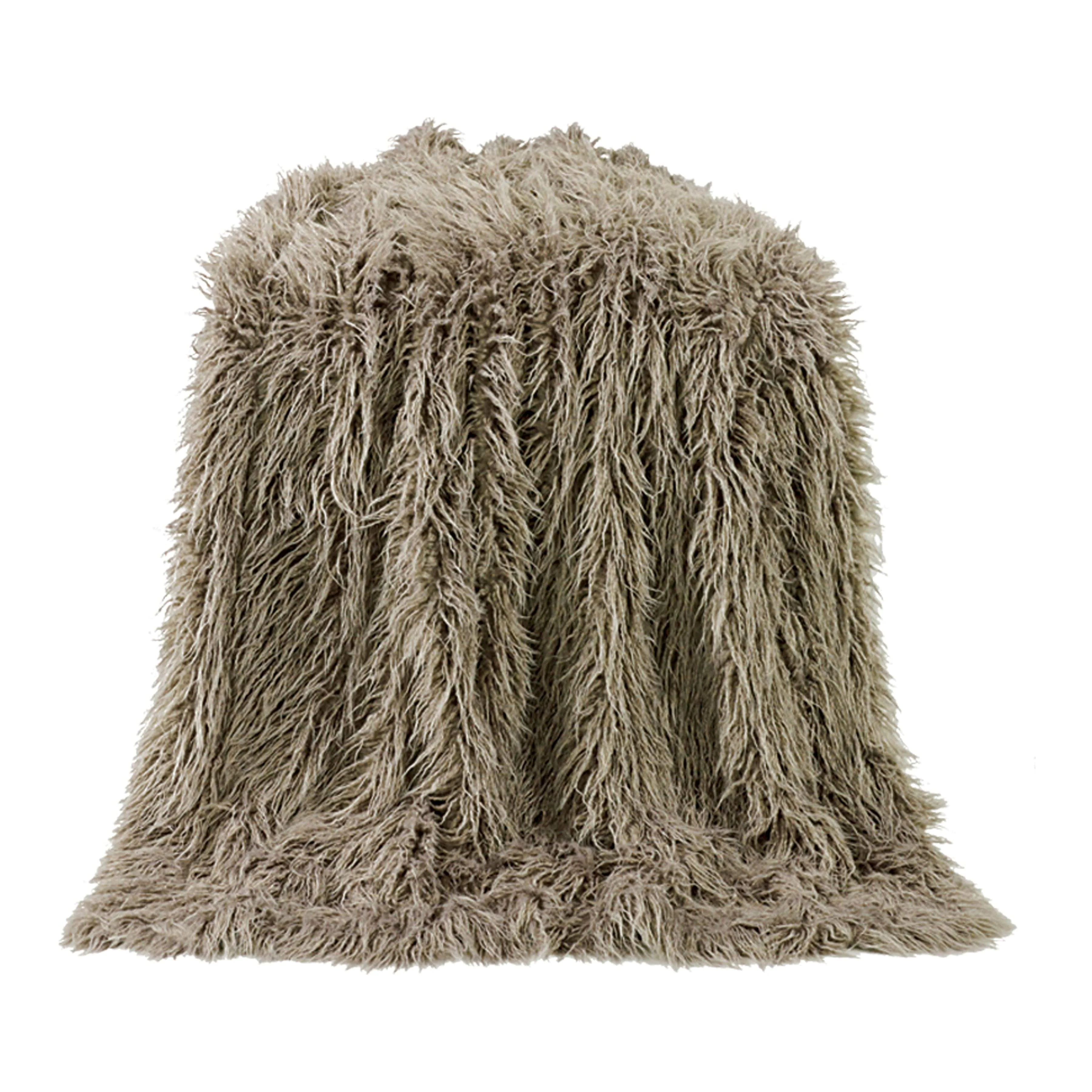 Professional Mongolian Faux Fur Throw Blanket Specialty