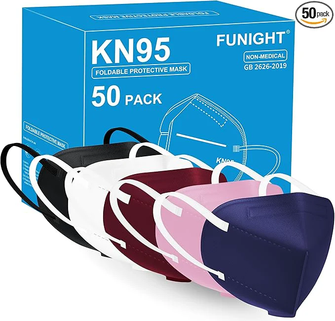 Specialty Funight KN95 Face Mask 5-Ply Breathable Filter Efficiency≥95 Protective Cup Stylish