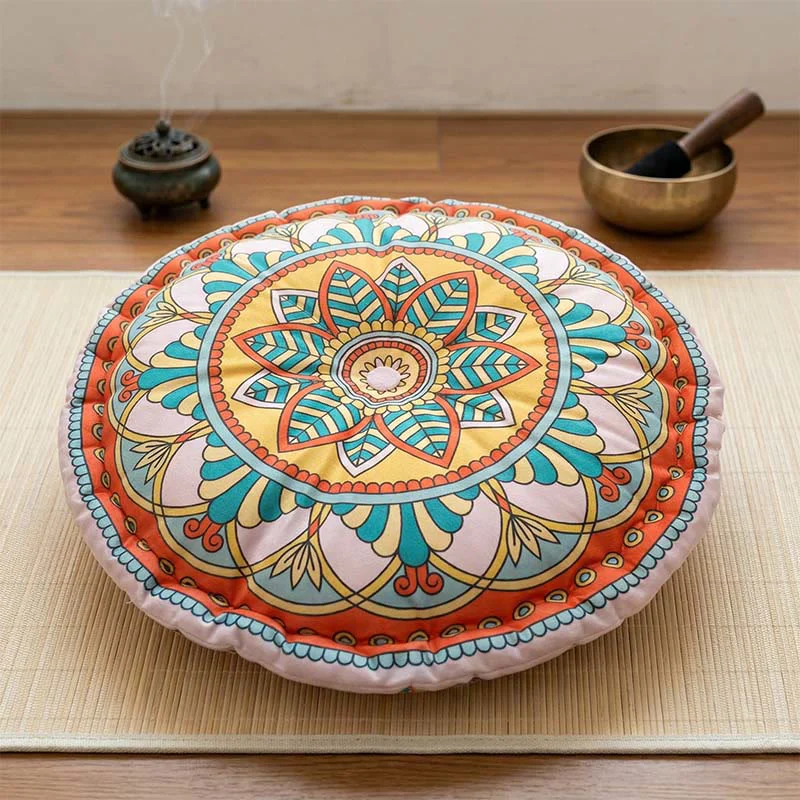 Recyclable Ownkoti Mandala Bohemian Floral Pink Throw Pillow Healthy