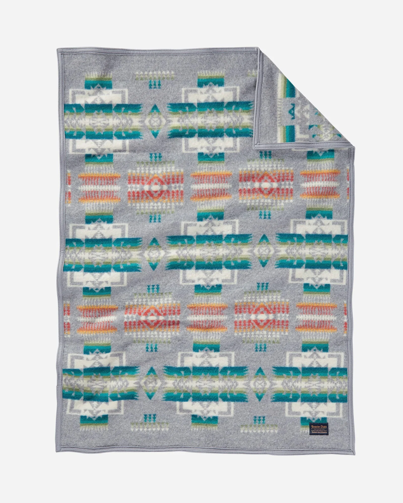 Specialty Chief Joseph Crib Blanket Grey Original Design