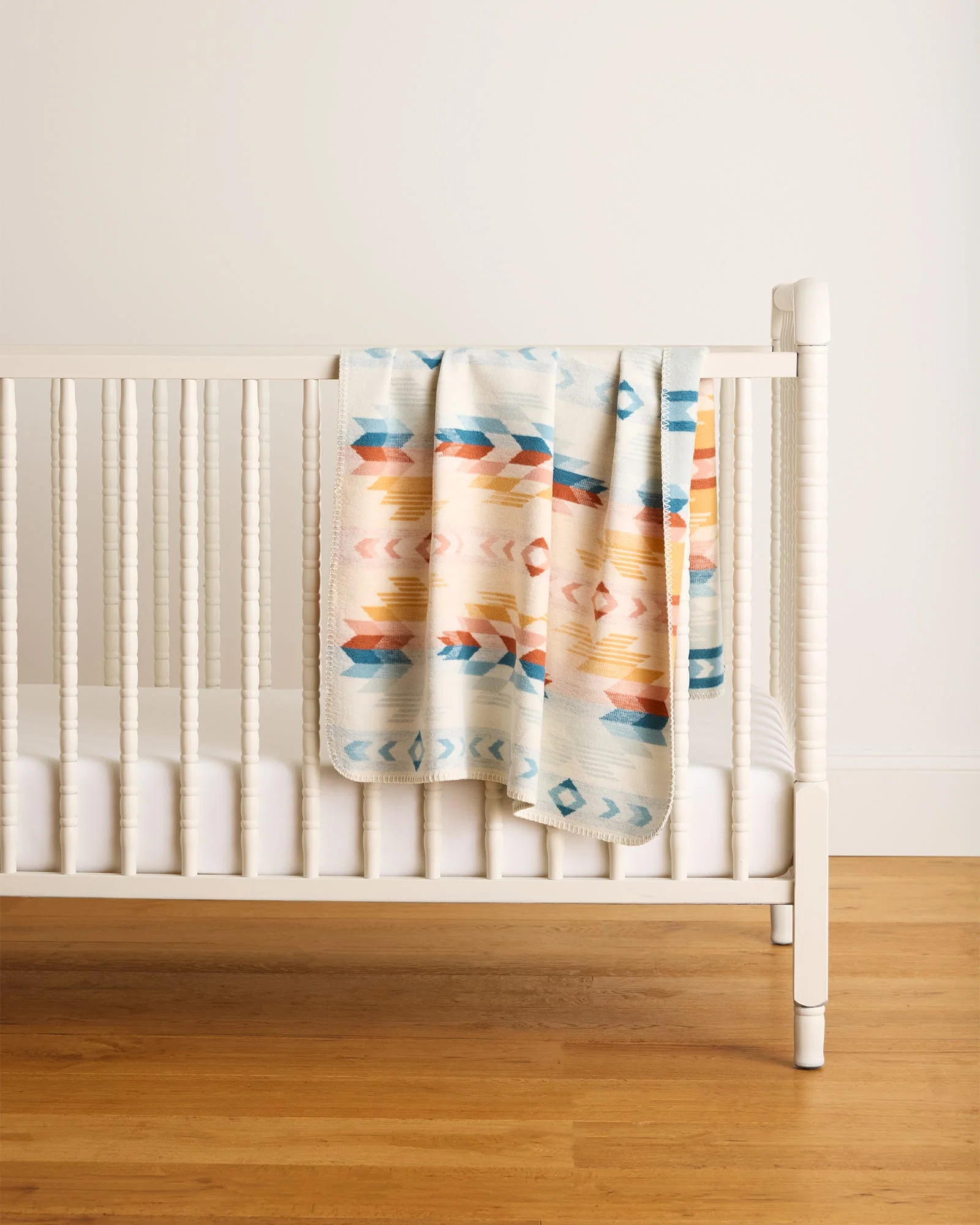 Prestigious Wyeth Falls Organic Cotton Baby Blanket Secure