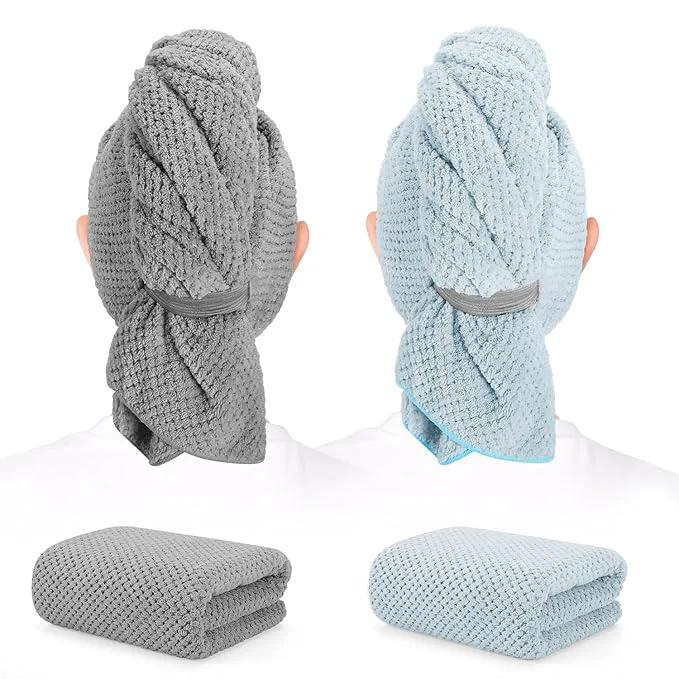 Versatile BE 2 Pack Microfiber Hair Towel Innovative