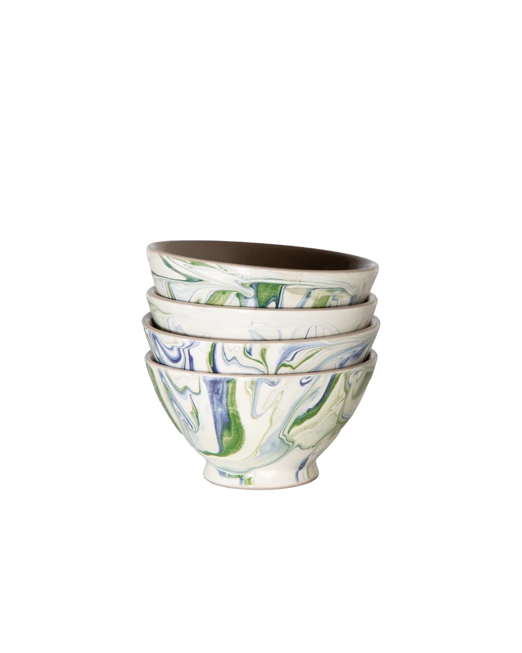 Smart Marbled Ocean Bowl – Set of 4 Carefully Designed