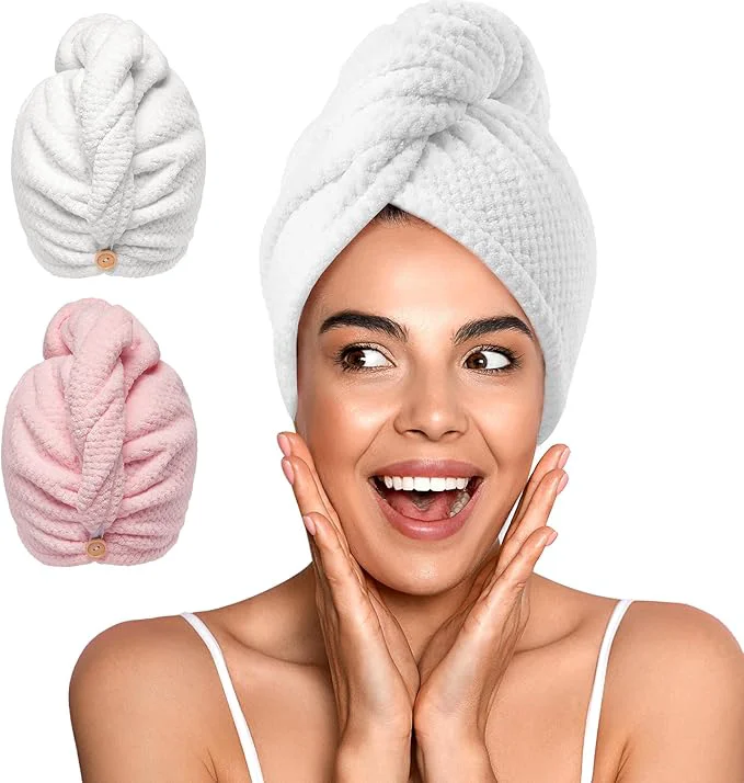 Fine YFONG 2 Pack Microfiber Hair Towel Wrap Relaxed