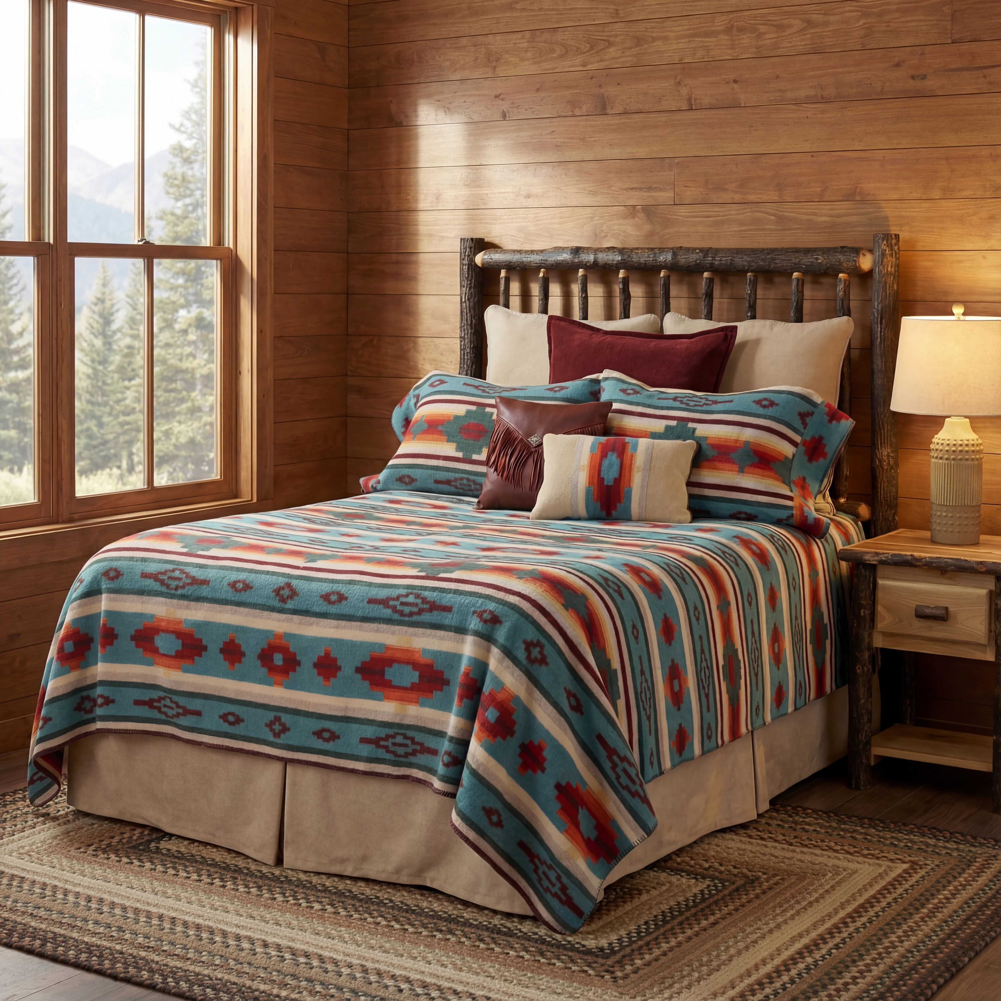 Authentic Crystal Creek III Bedspread Casual
