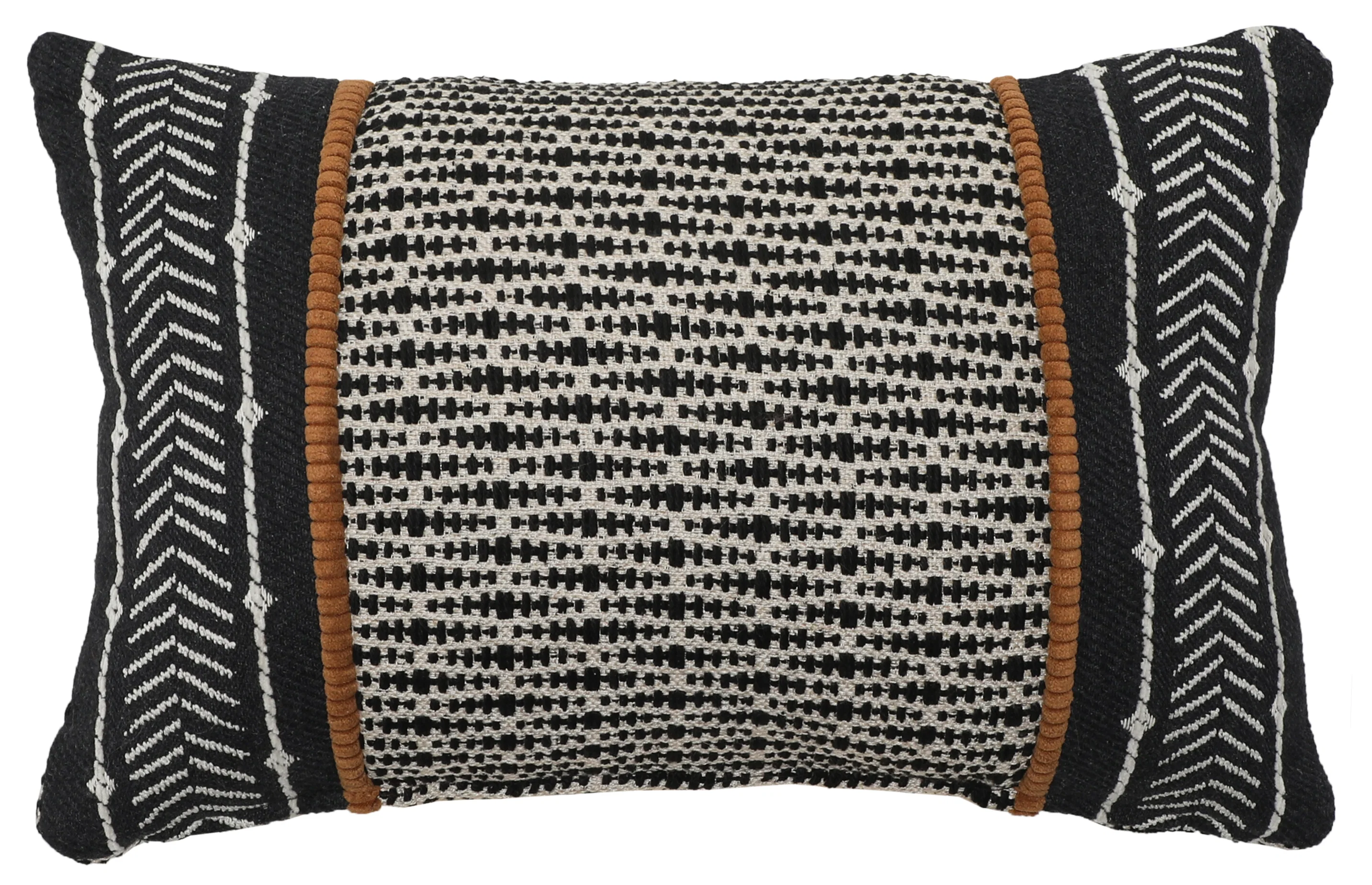 Eco-Friendly Summit Trail Onyx Pillow Solid