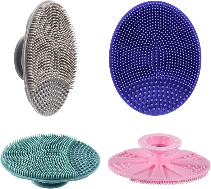 Unique INNERNEED Silicone Face Cleansing Scrubber Exfoliating Scrub Manual Handheld Fine