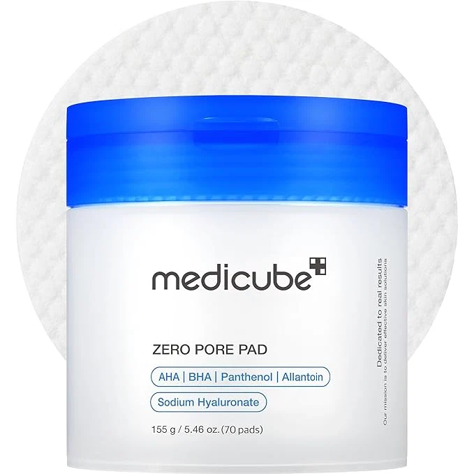 Fine medicube Toner Pads Zero Pore Pad 2.0 Dual-Textured Facial Pad High-Grade
