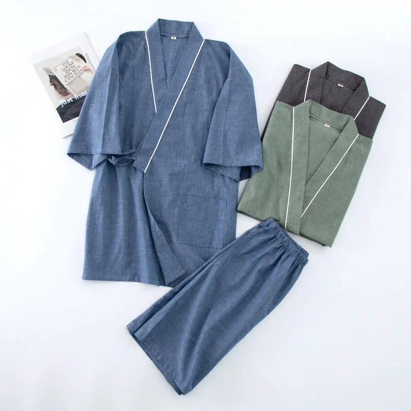 Natural Ownkoti Unisex Solid Cotton Short Sleeve Pajamas Specialty