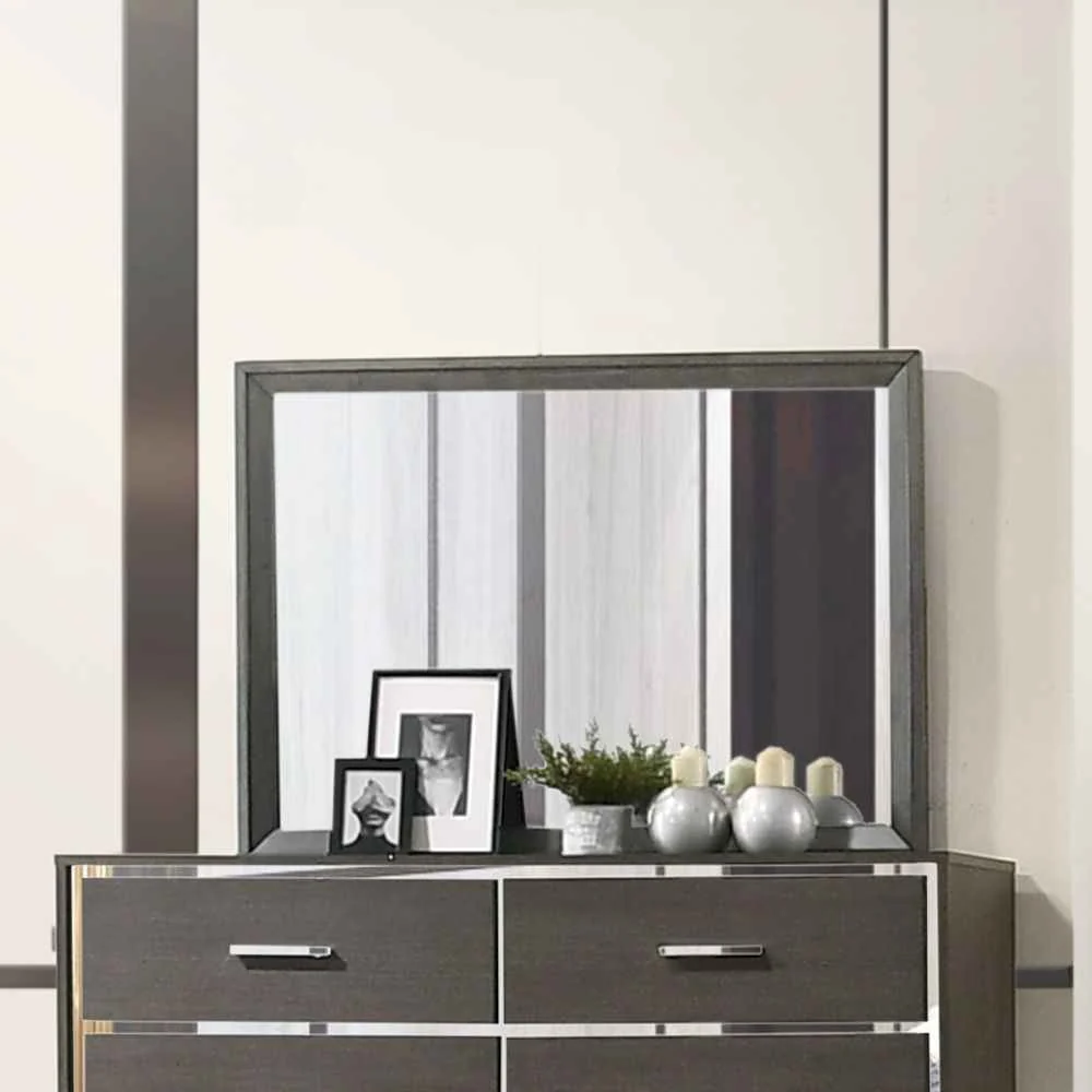 Secure Escher – Mirror – Gray Oak Superior