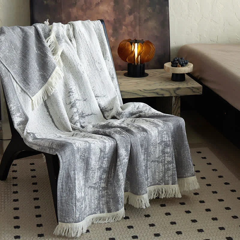 Original Ownkoti Abstract Ink Style Cotton Gauze Blanket Responsible