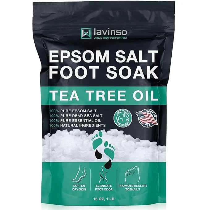 Enhanced Tea Tree Oil Foot Soak with Epsom Salt Comfortable