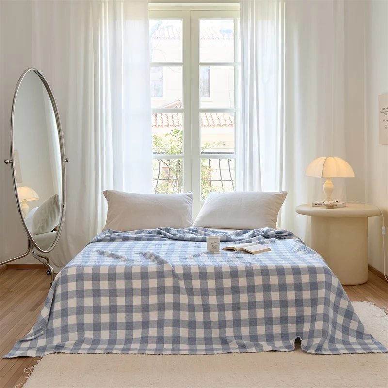 Innovative Ownkoti Classic Check Cotton Quilt Convenient