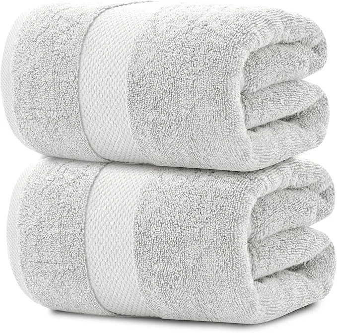 Original Design White Classic Luxury Soft Bath Sheet Towels Solid